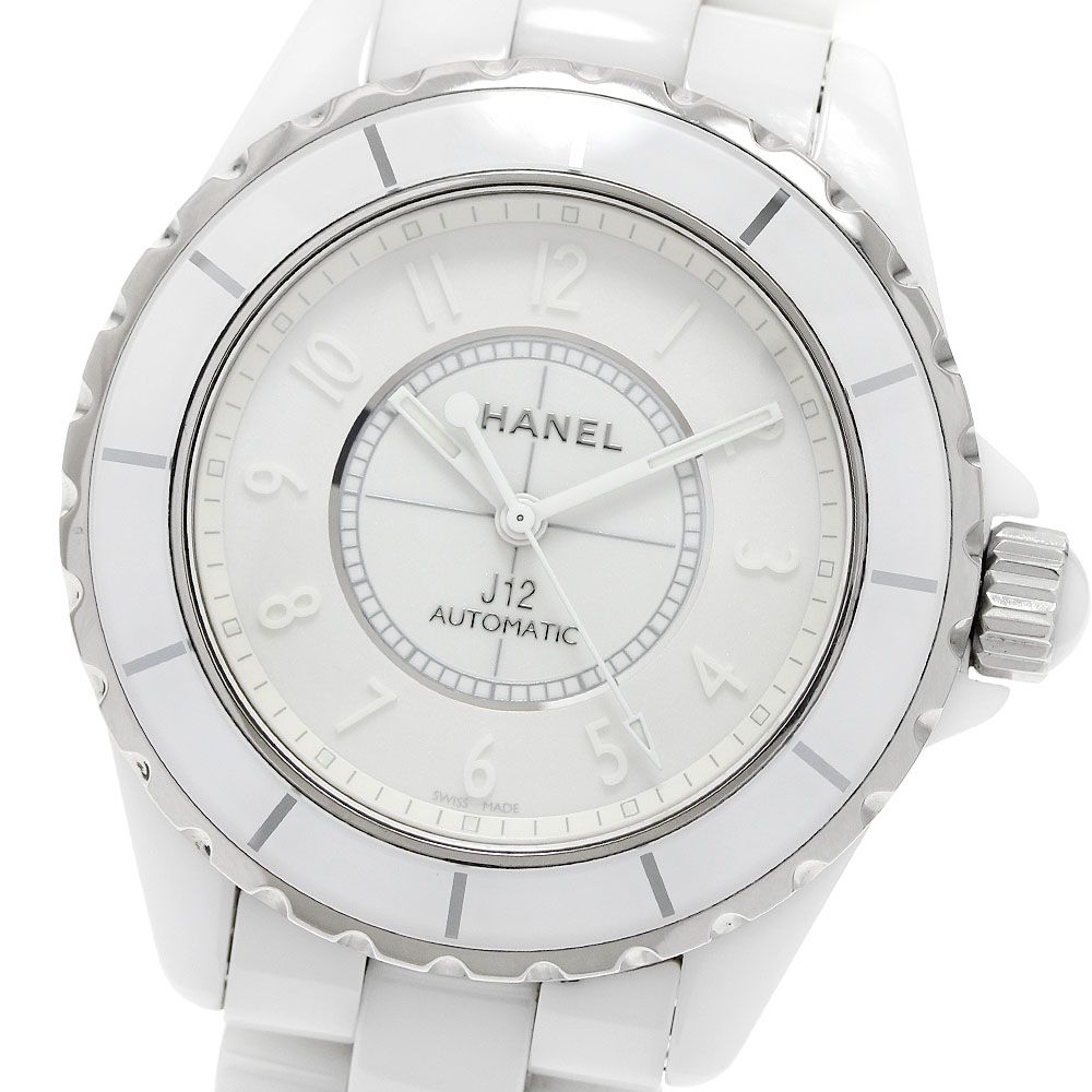 シャネル CHANEL H3443 J12 ホワイトファントム 自動巻き メンズ 良品 _956634 シャネル CHANEL H3443 J12 ホワイトファントム 自動巻き メンズ 良品
