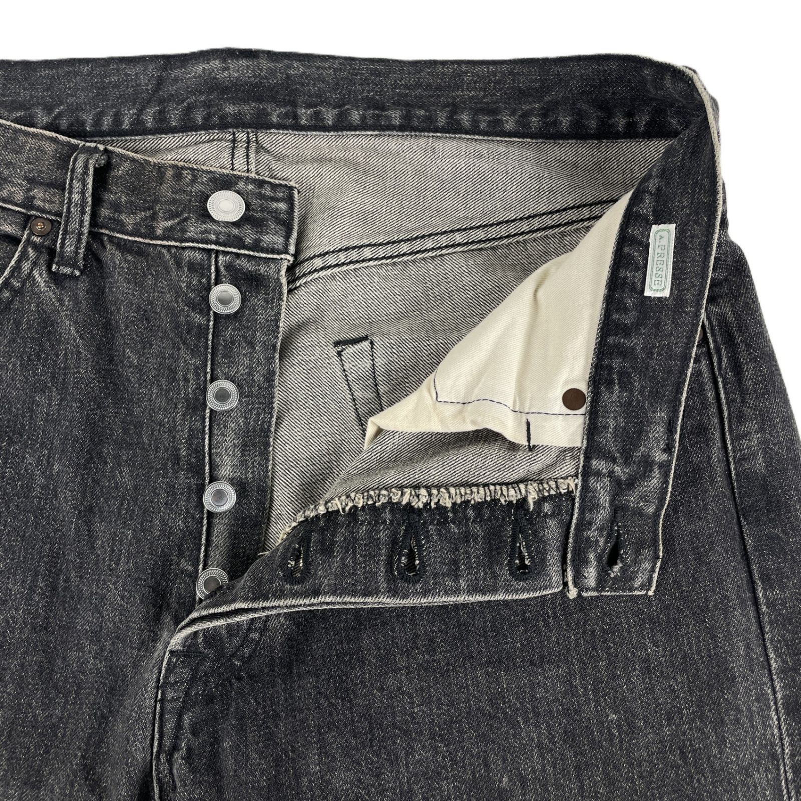 A.PRESSE アプレッセ 22AW 22AAP-04-04H WASHED DENIM PANTS 