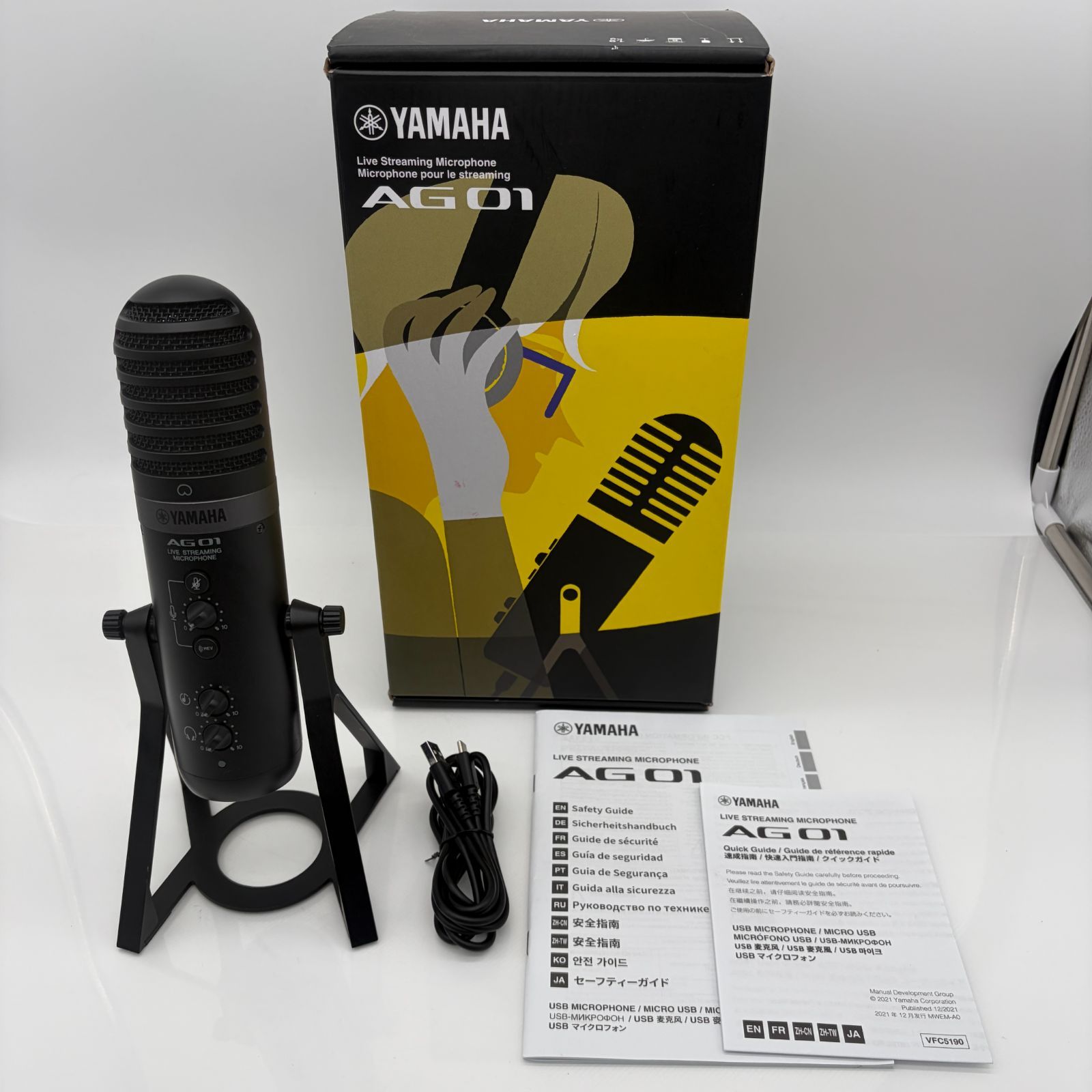 中古・美品】ヤマハ ライブストリーミングマイクロフォン マイク一体型