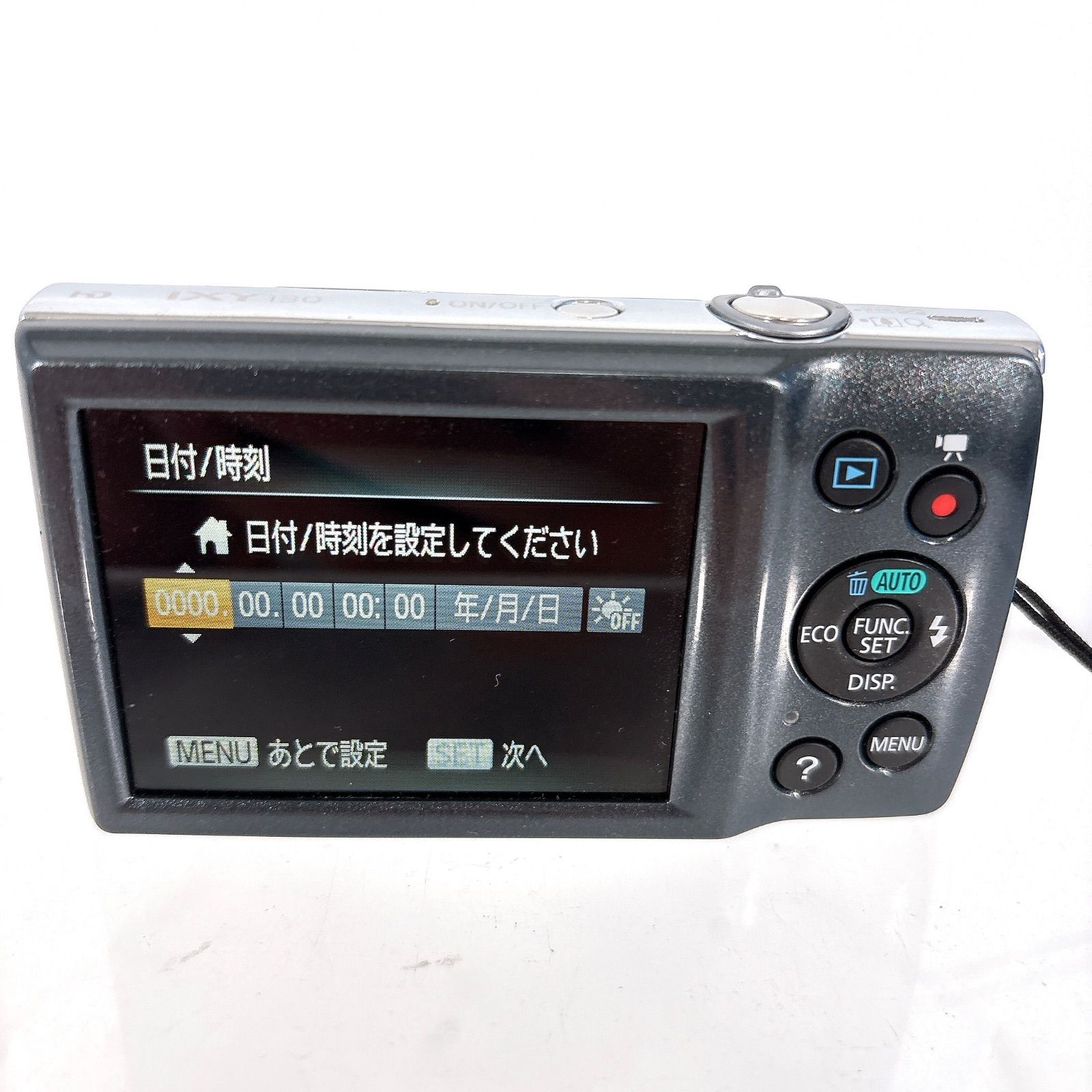 Canon IXY 130】グレー 8GBカード付【美品・動作確認済デジカメ 