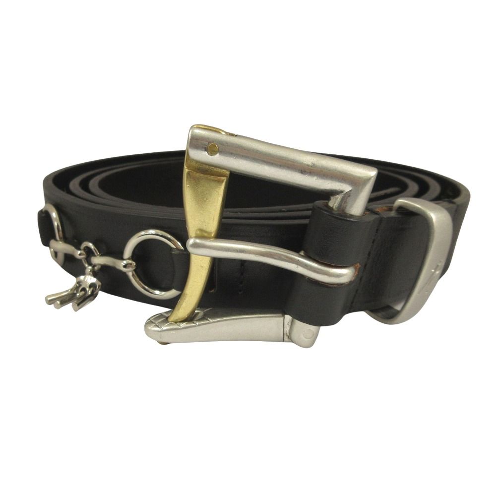 良品 Needles ニードルス Quick Release Belt Tassel Bit クイック リリース ベルト タッセルビット レザー 34 黒 ブラック メンズ 古着 中古 USED 良品 Needles ニードルス Quick Release Belt Tassel Bit クイック