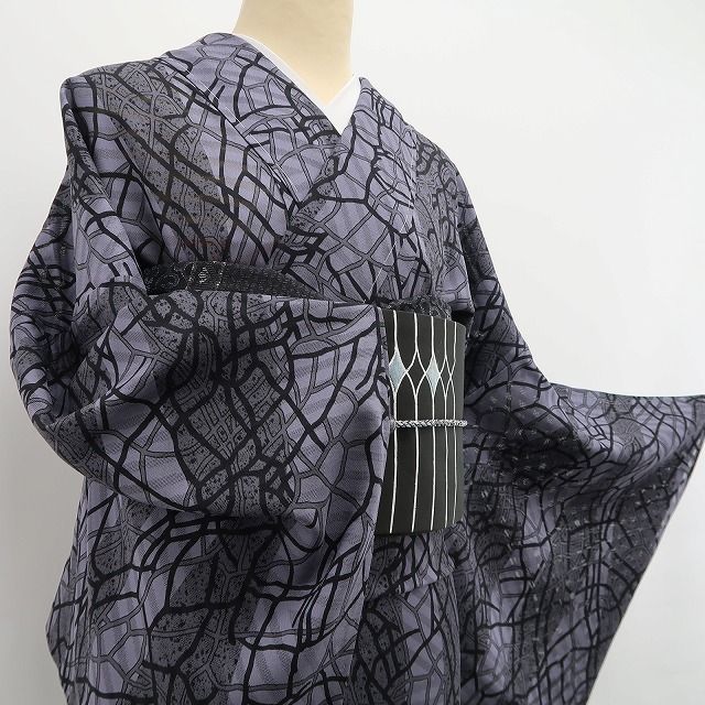 ❁tomihisa❁新品 紋紗 斉藤上太郎 落款 お仕立て上がり品 夏着物“想い