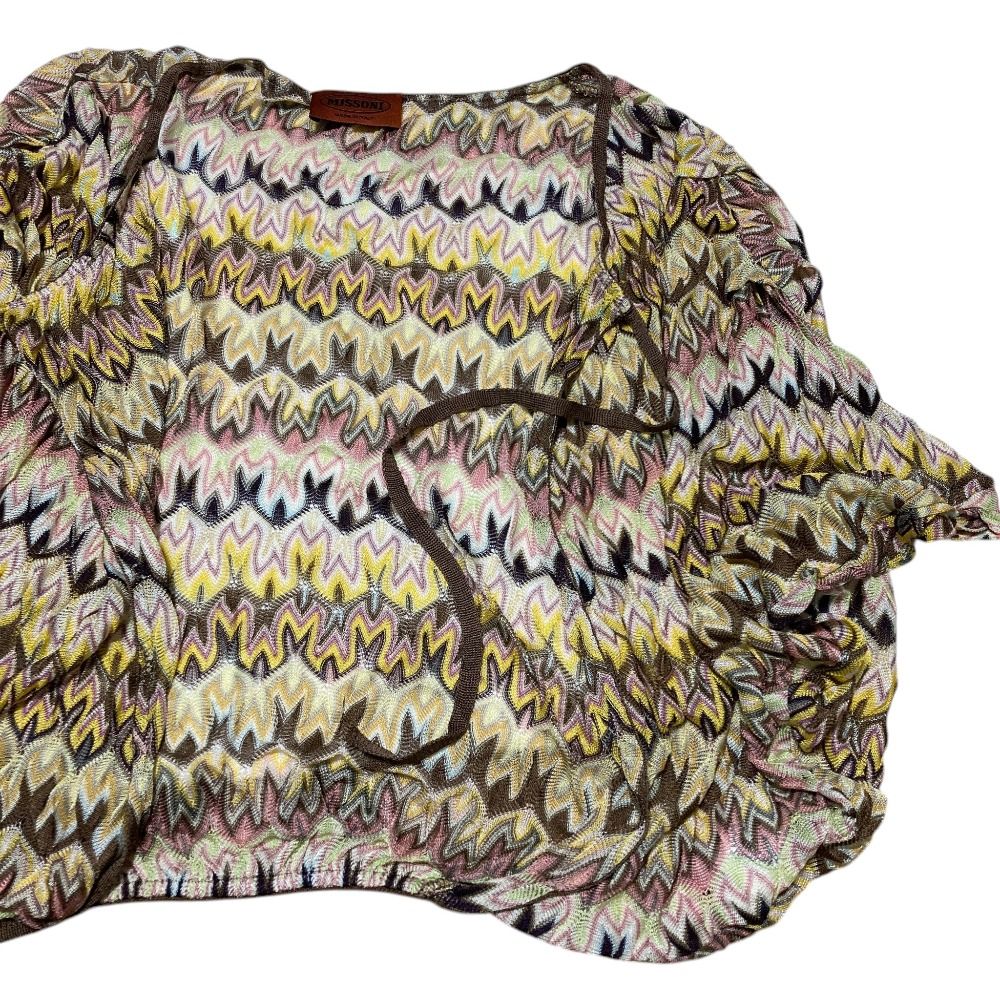 美品 MISSONI ミッソーニ フィアンマート ノースリーブニット ドルマン