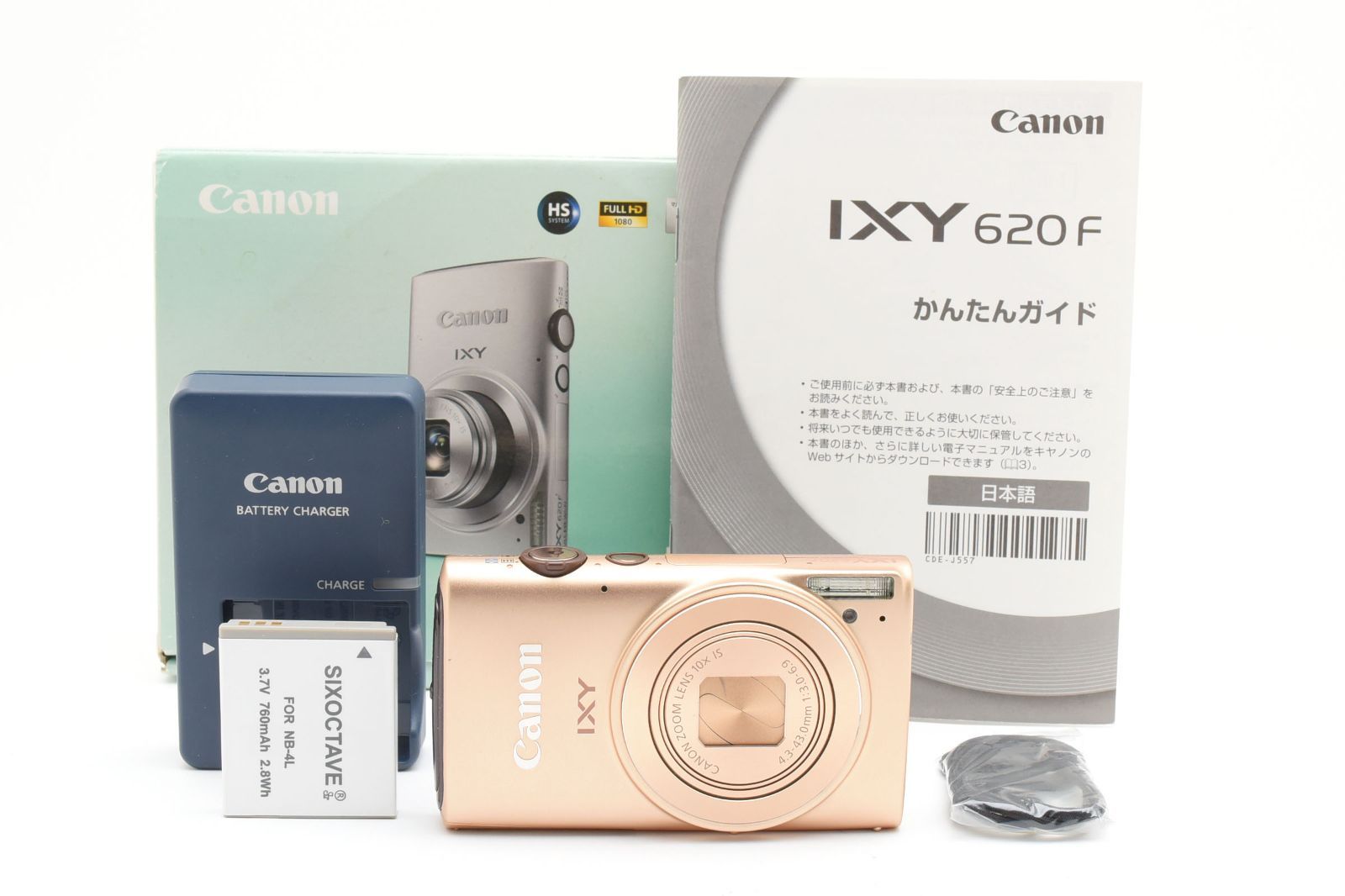 ☆元箱付き・極上品☆ キヤノン Canon IXY 620F ゴールド Wi-Fi搭載 