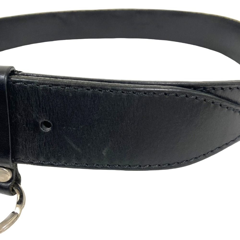 良品 DOLCE&GABBANA ドルチェアンドガッバーナ ロゴ レザーコンビ