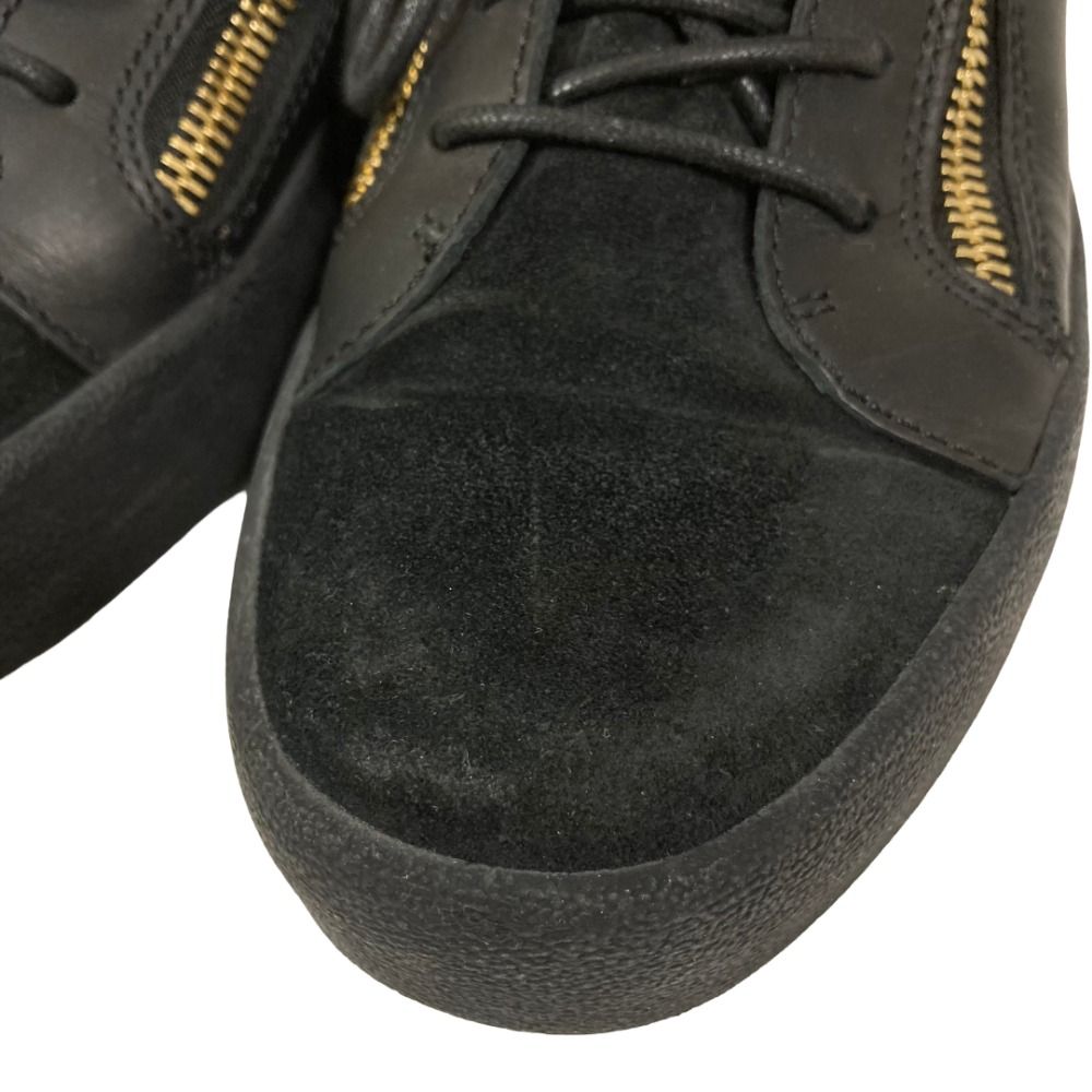 美品 Giuseppe Zanotti ジュゼッペザノッティ チェーン装飾 レザー