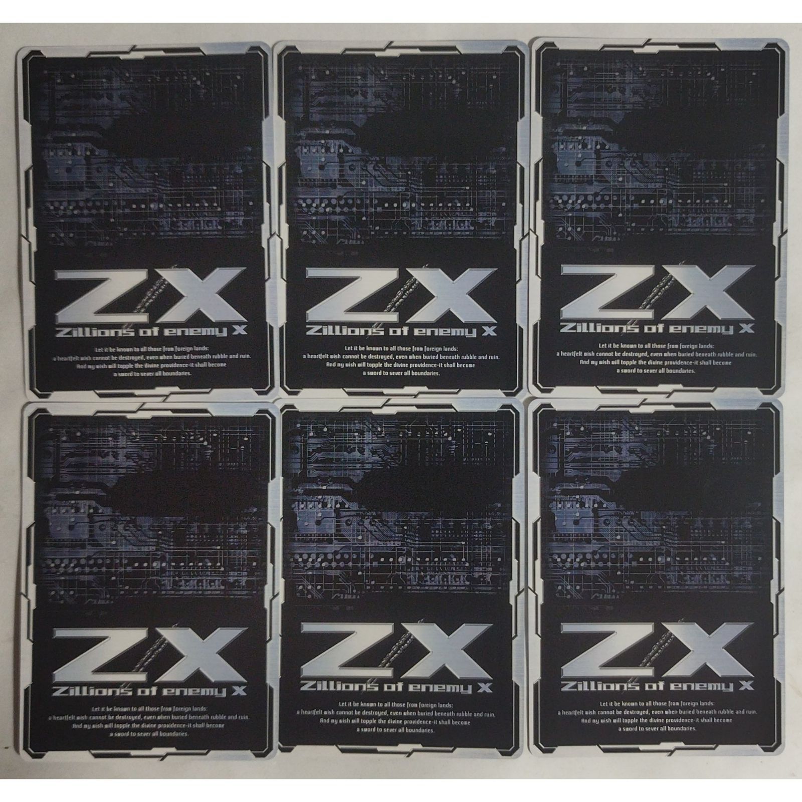 ミラージュルール B08-037 Z/X ゼクス 6枚 ( #15105 ) - メルカリ