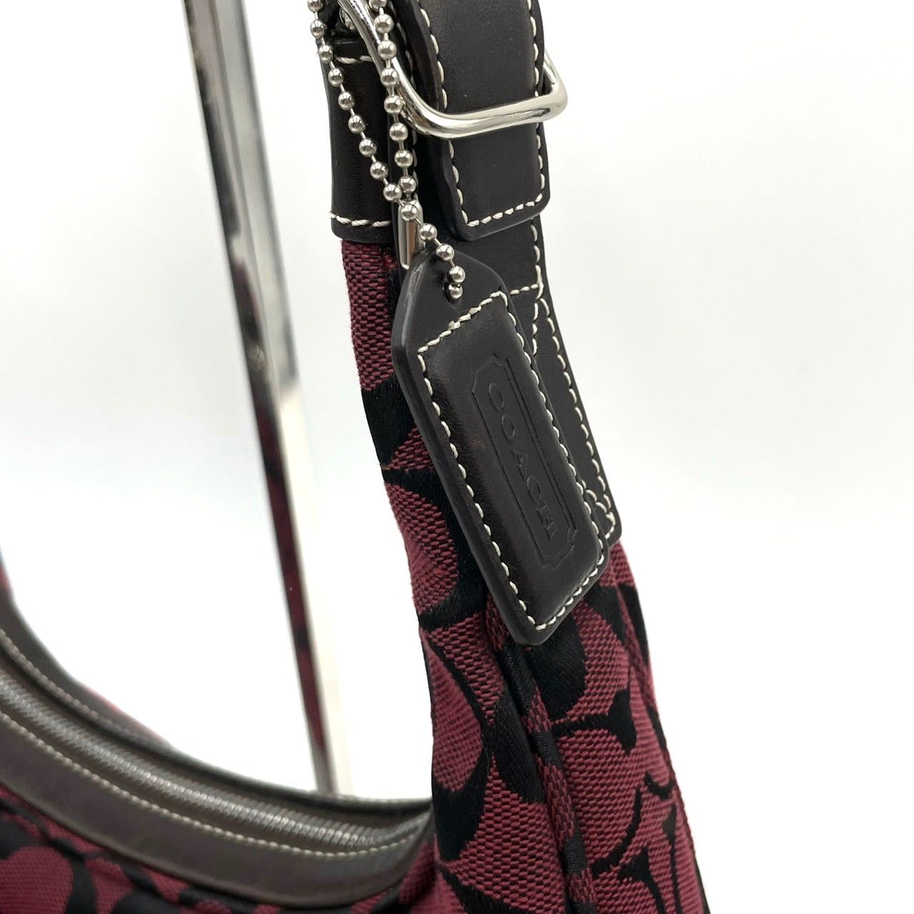 極美品○ COACH コーチ ショルダーバッグ ホーボー ワンショルダー 