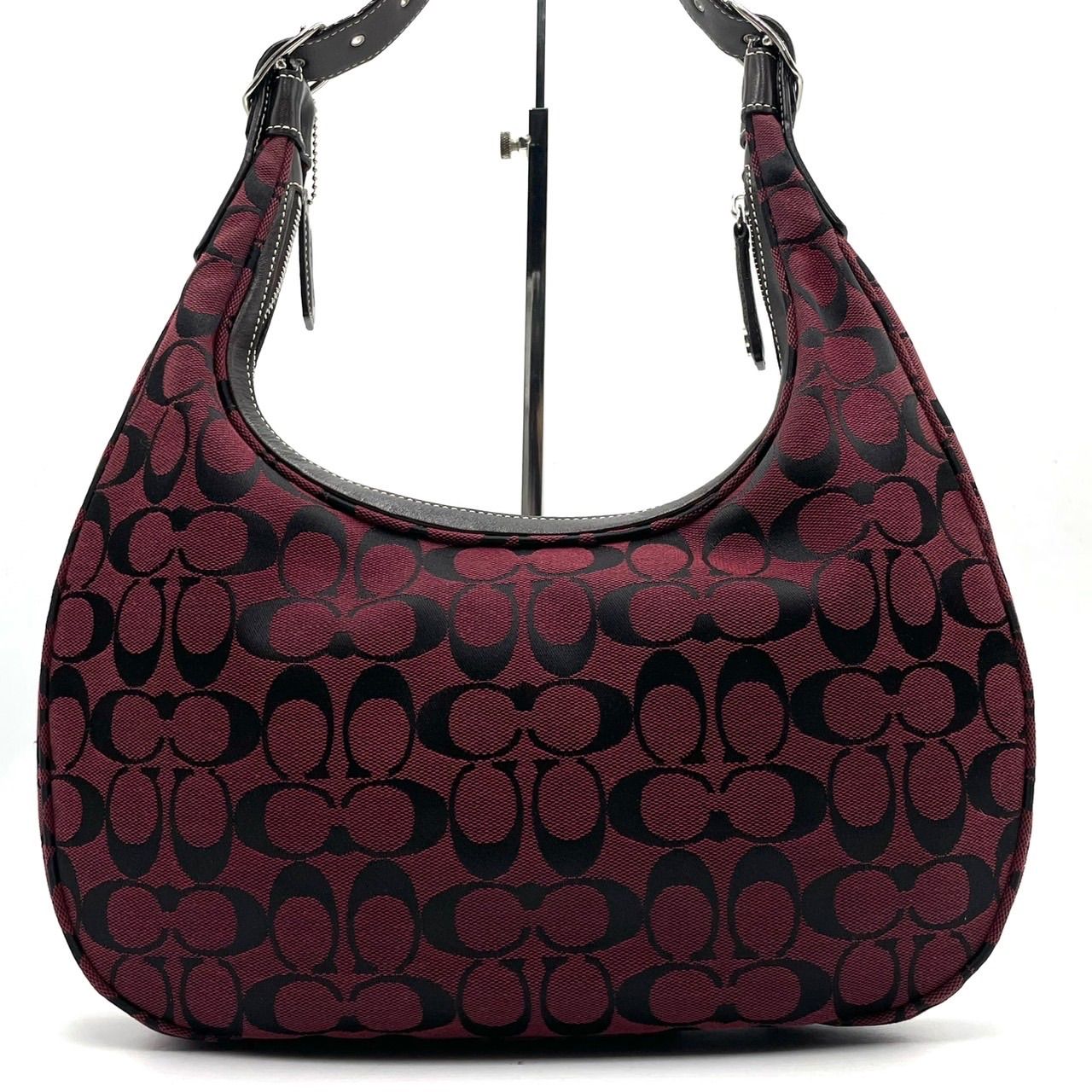 極美品 COACH コーチハンドバッグワンショルダーバッグチャーム 本革