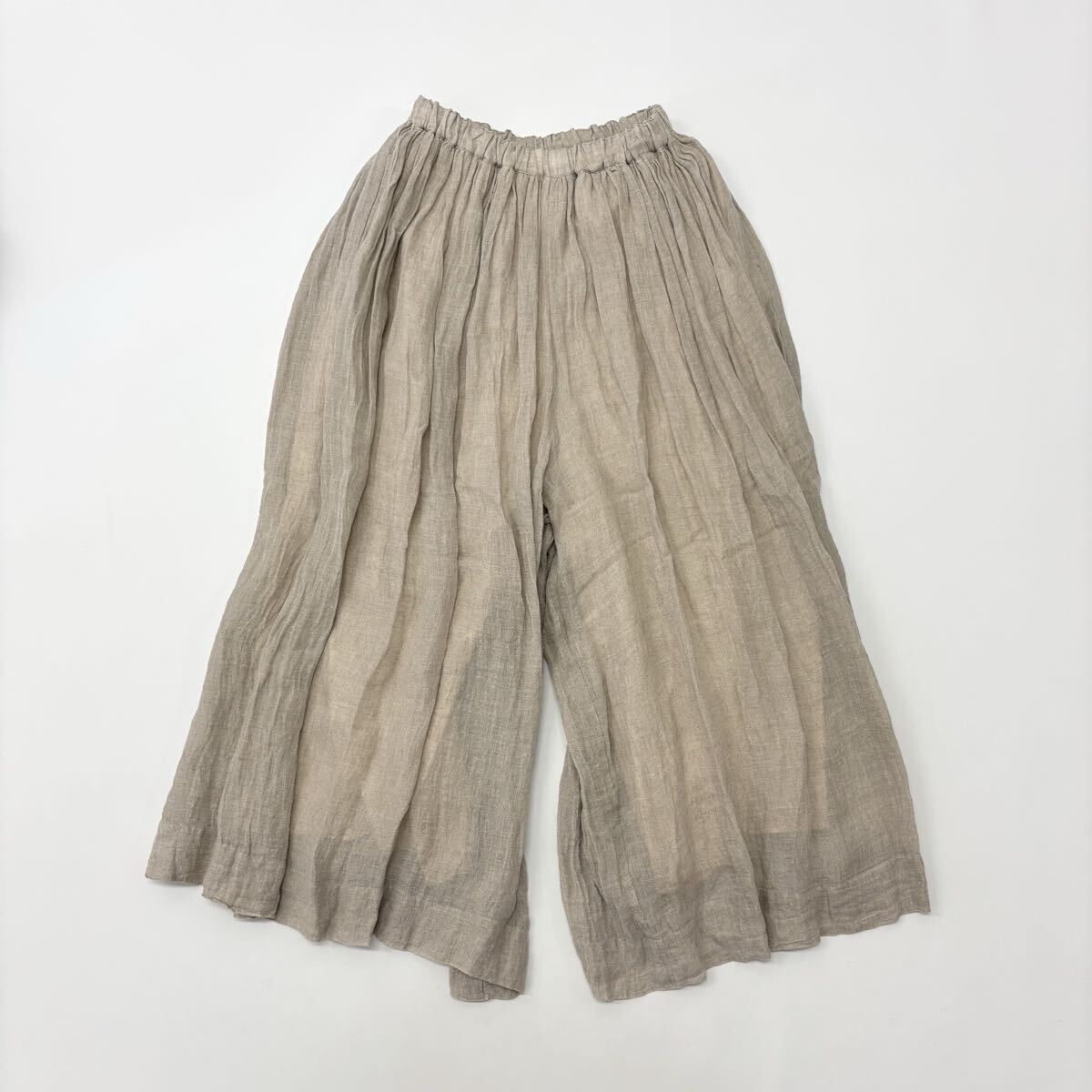 24ss 2024 suzuki takayuki スズキタカユキ CULOTTE PANTS ワイド キュロット パンツ サイズ FREE 定価45,100円 805-0070