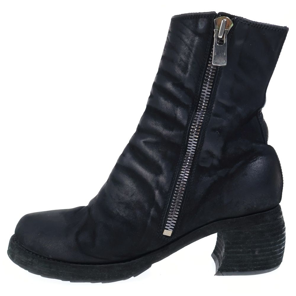 希少 GUIDI PL2ブラック ホースレザー ヨウジヤマモト GUIDI (グイディ