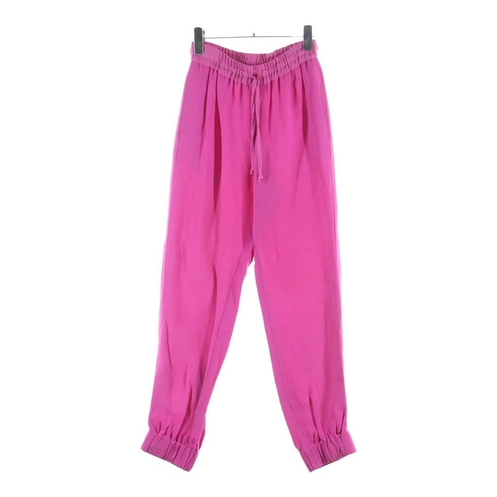 DRIES VAN NOTEN (ドリスヴァンノッテン) ビスコース ダブルポケット スウェットパンツ ピンク