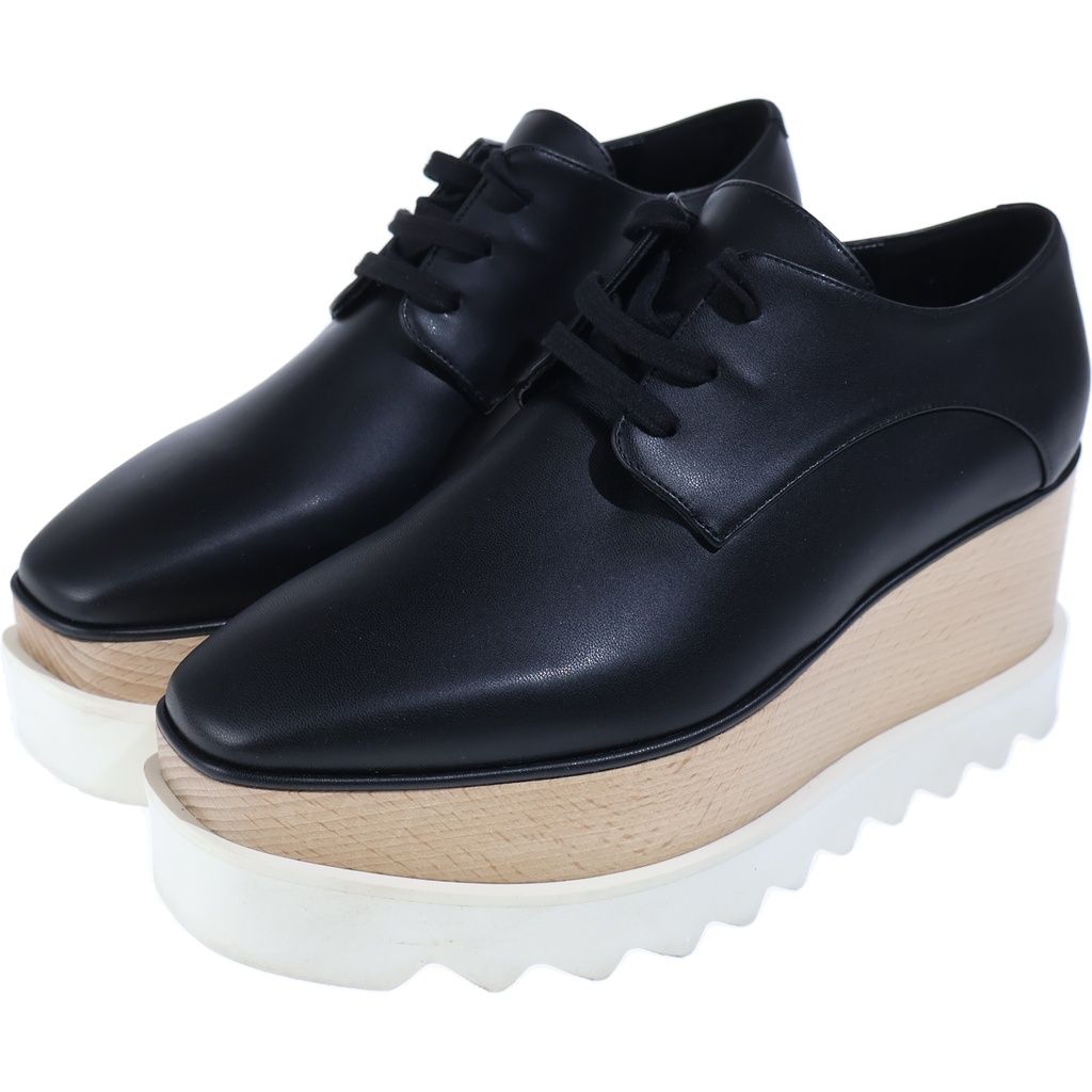 ステラマッカートニー エリス 厚底 シャークソール プラットフォーム 37 STELLA McCARTNEY (ステラマッカートニー) エリス シャークソール