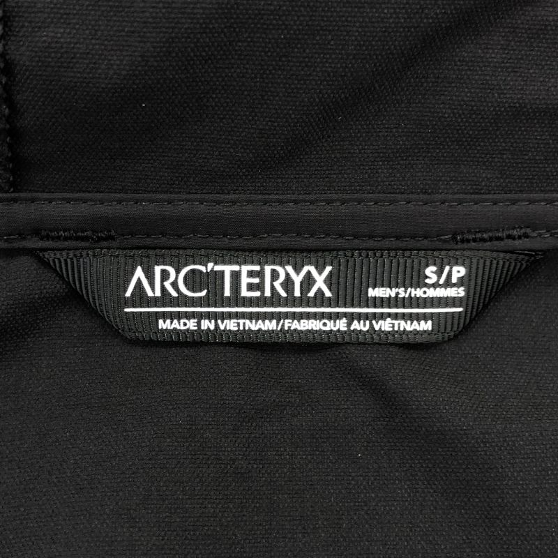 中古】ARC'TERYX Gamma sl anorak ソフトシェルパーカー ブラック