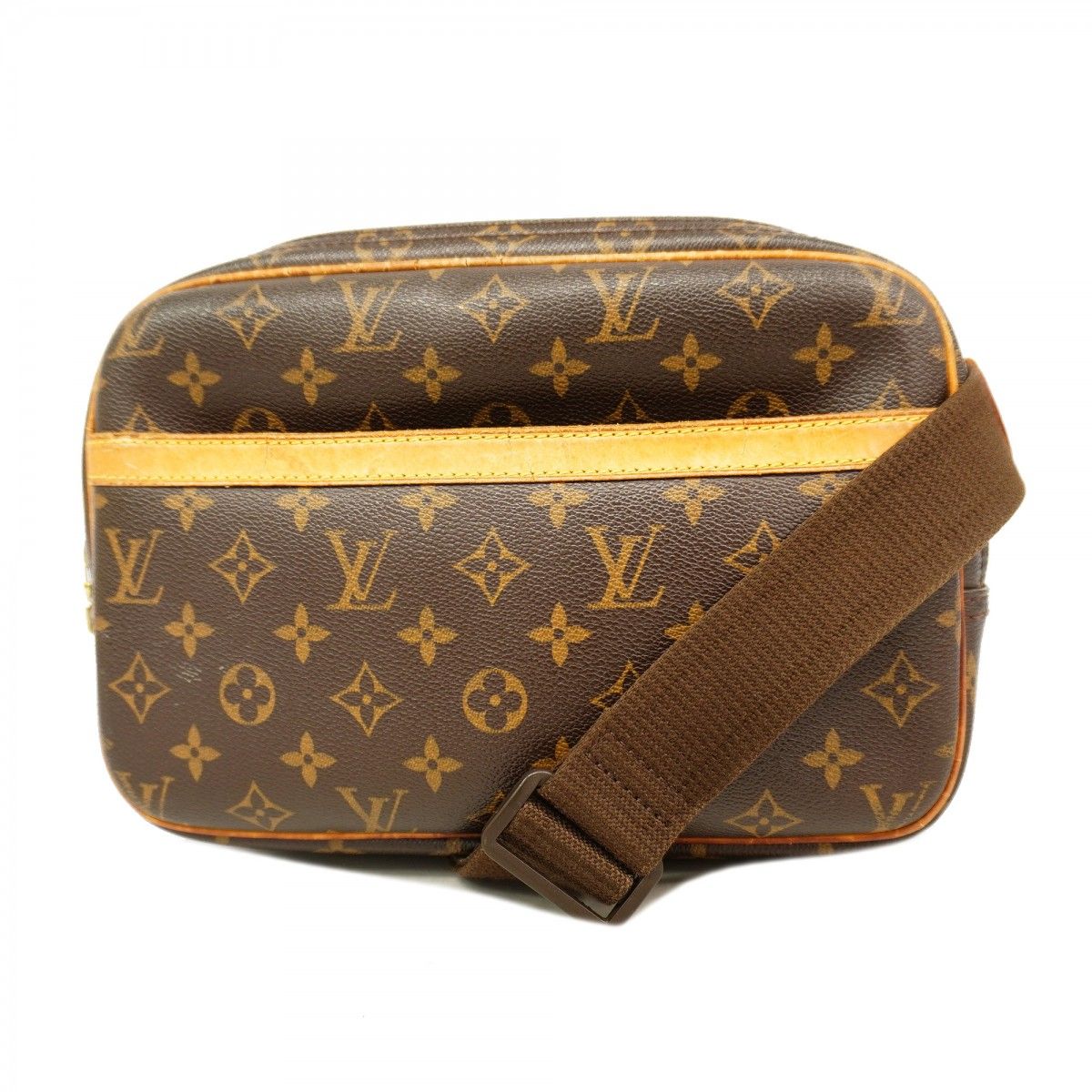 【瀬戸大橋店】 中古 LOUIS VUITTON | ルイ・ヴィトン ショルダーバッグ モノグラム リポーター PM M45254 ブラウン 【122】 LOUIS VUITTON ルイヴィトン リポーター PM ショルダーバッグ M45254