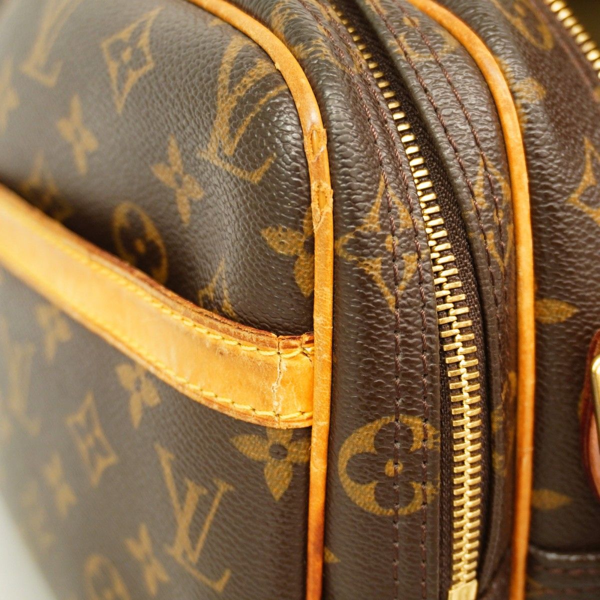 【6ca0997】ルイヴィトン ショルダーバッグ モノグラム リポーターPM M45254 ブラウン【中古】レディース LOUIS VUITTON（ルイ・ヴィトン） リポーターPM 斜め掛け ショルダー