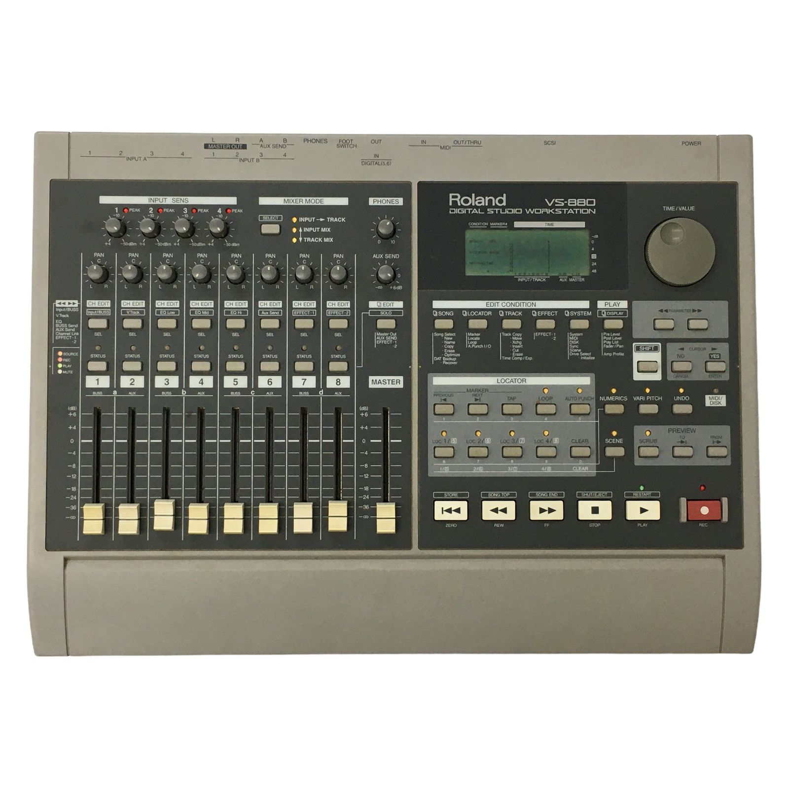 Roland VS-880 マルチトラックレコーダー ハードケース付き 音響機器 ジャンク N11130203