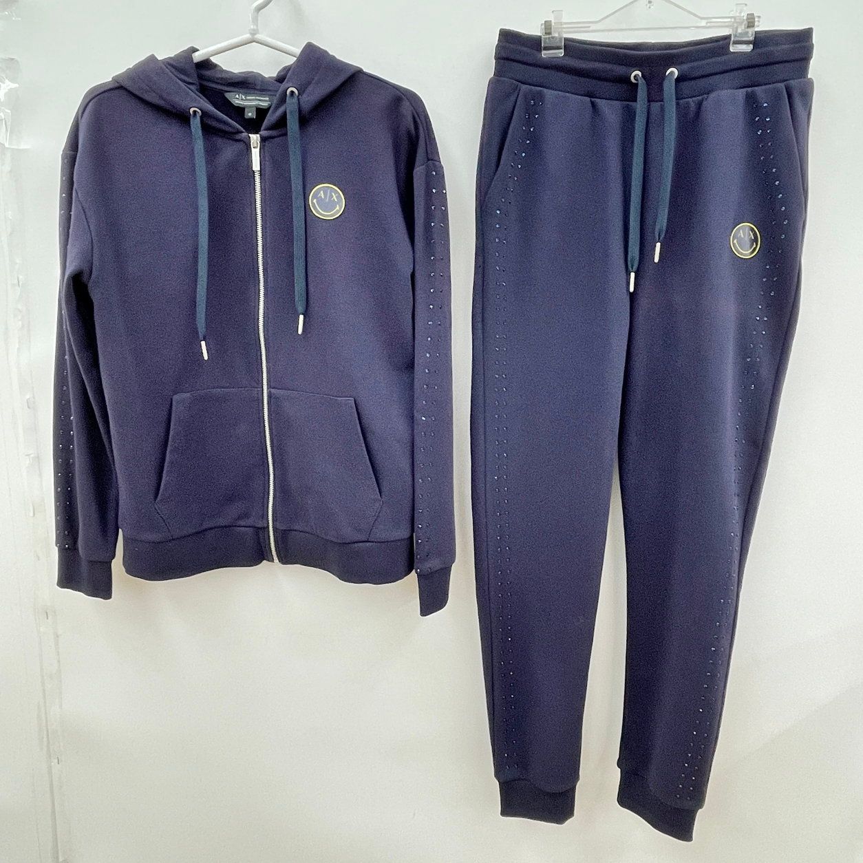 ARMANI EXCHANGE パーカースウェットパンツ　セットアップ　美品XS パーカー スウェットパンツ セットアップ A|X アルマーニ