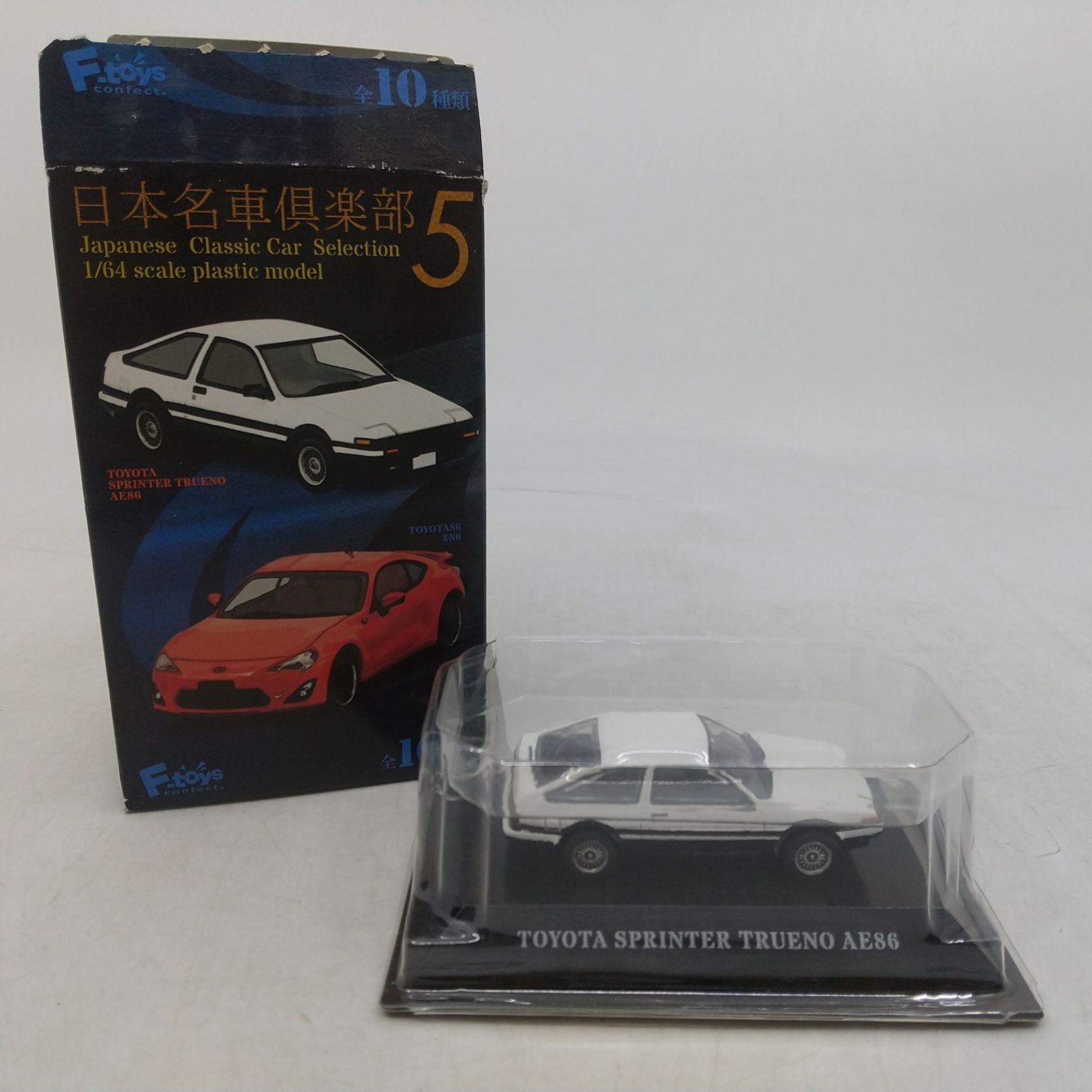 ミニカー トヨタ スプリンタートレノ AE86 1/64スケール 日本名者