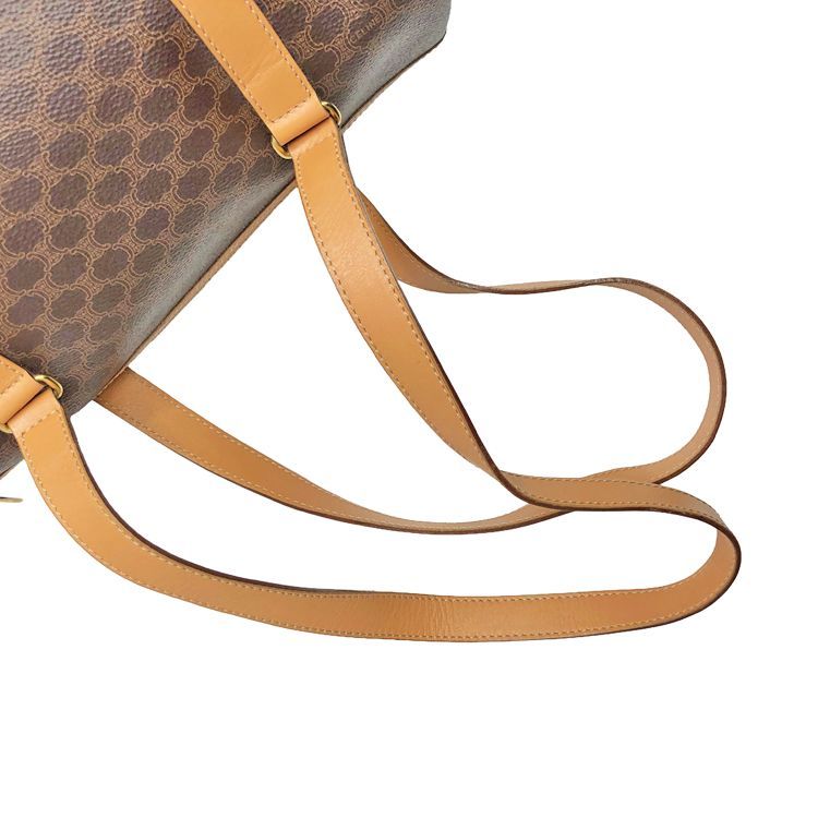 CELINE セリーヌ マカダム ミニボストン バッグ ショルダーバッグ
