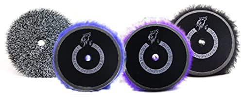 Splash North Wolf ポリッシング ウールバフ 125mm 外径150mm (４色セット) 国内発送