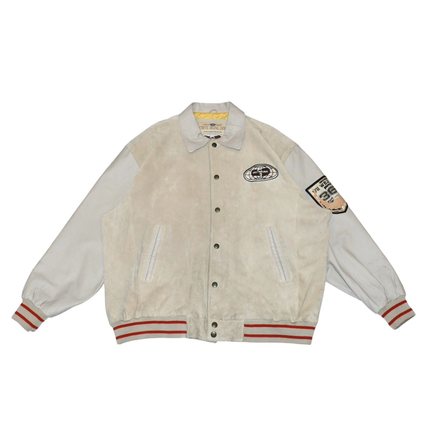 オ*ュ様 90s ヴィンテージ スタジャン VINTAGE ヴィンテージ 90's WU WEAR ウーウェア ヴァーシティ