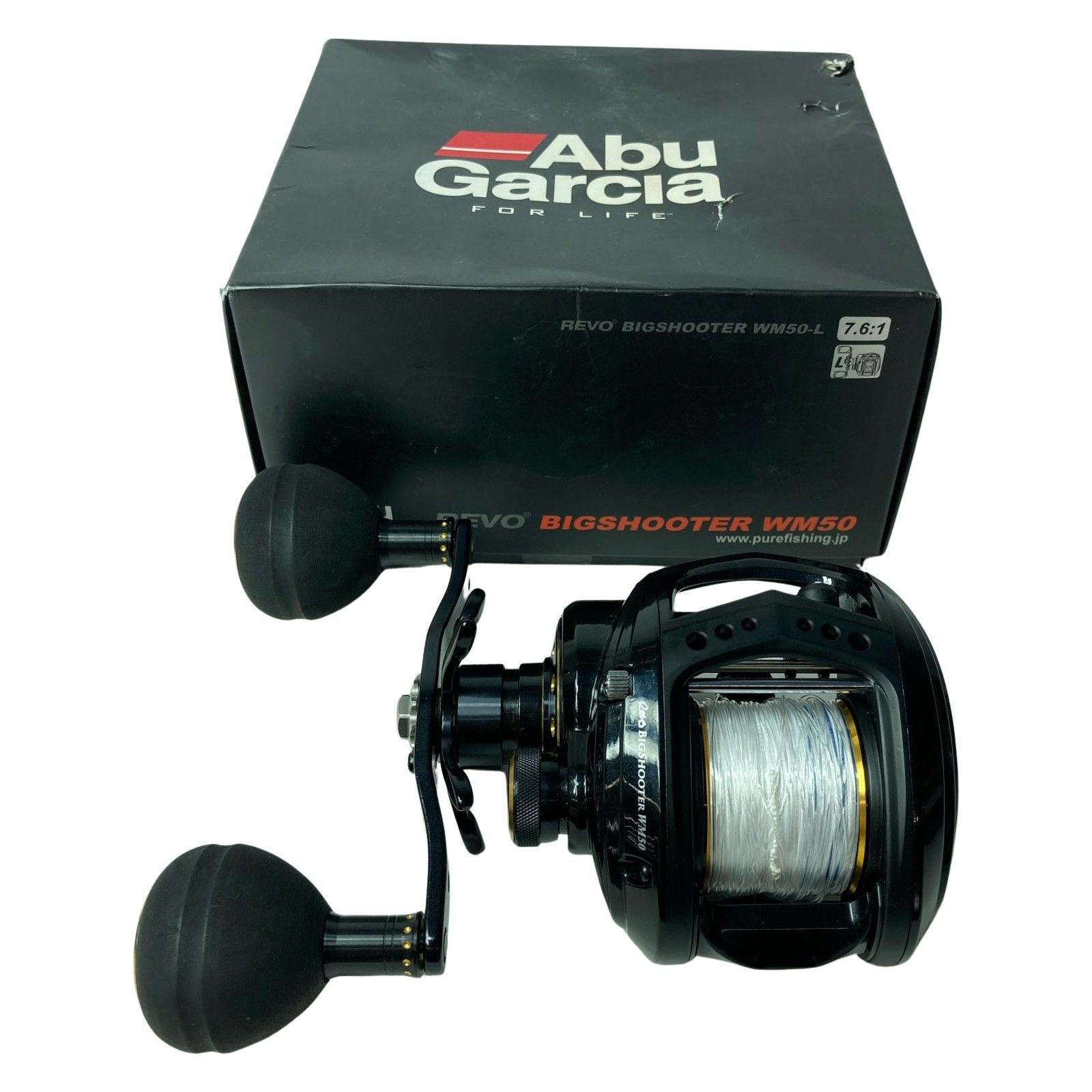 Abu Garcia アブガルシア ベイトリール レボ ビッグシューターWM50 箱