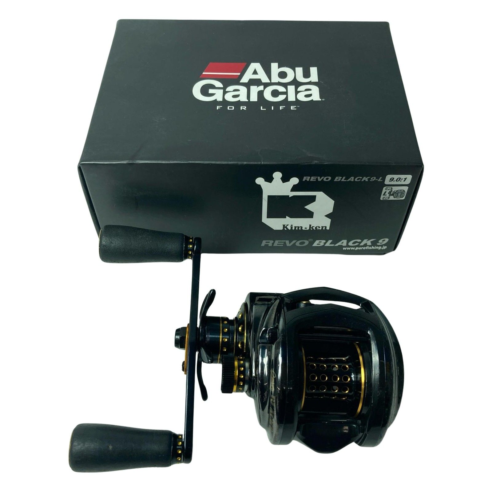 Abu Garcia アブガルシア ベイトリール レボ ブラック9-L 箱付 - メルカリ