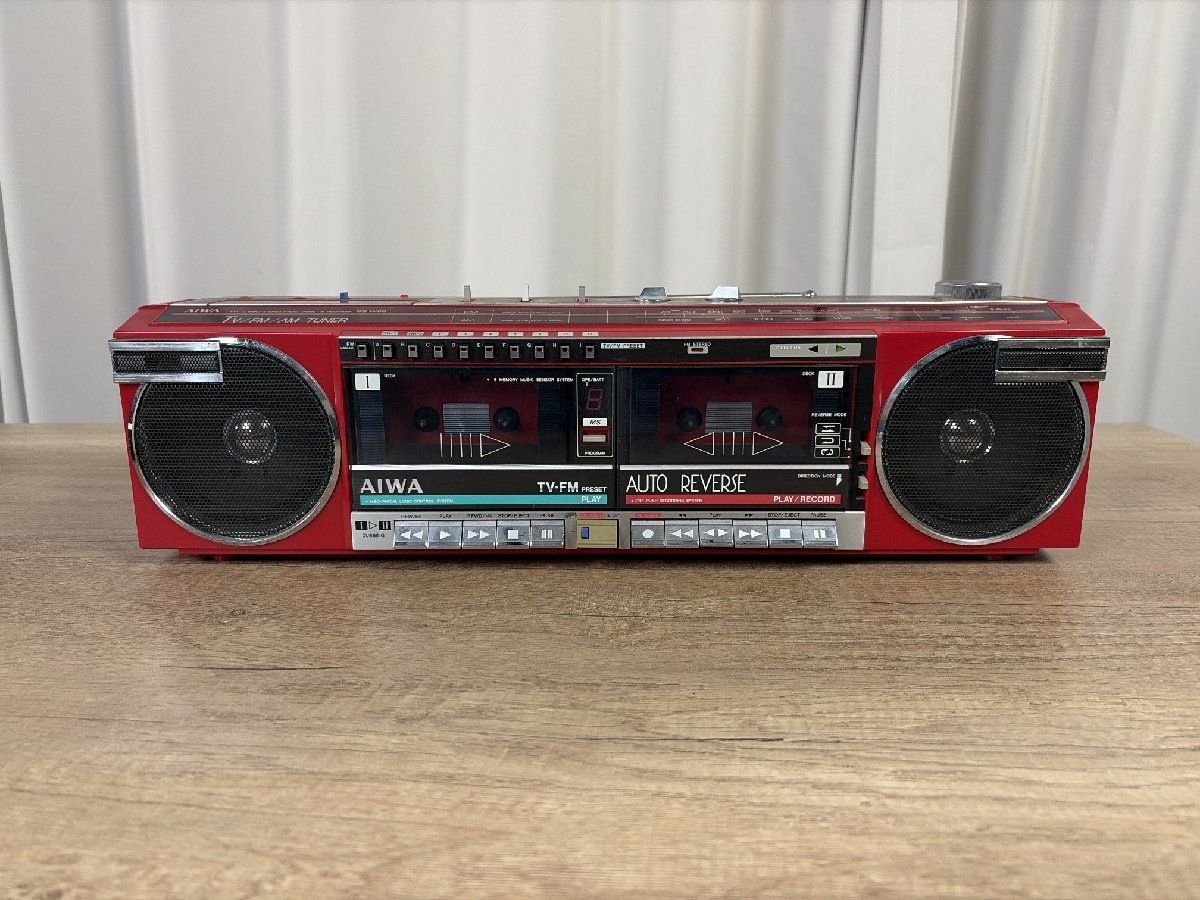 3840 ジャンク アイワ ダブルラジカセ CS-W88 ダブルラジオカセ/T0 3840 ジャンク アイワ ダブルラジカセ CS-W88 ダブルラジオカセット/A0