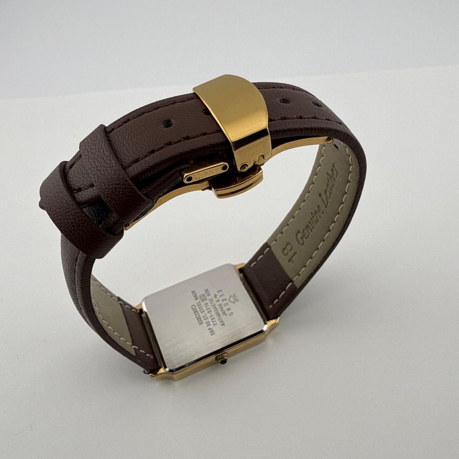 SEIKO 7731-5210 セイコー DOLCE ドルチェ スクエア メンズ 腕時計 