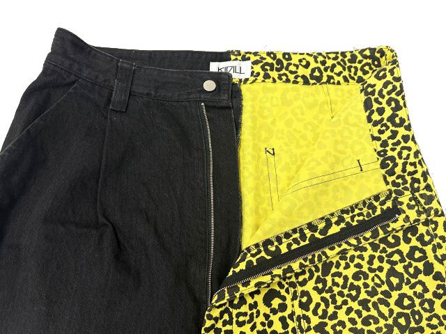 キディル KIDILL 20SS SEPARATE BONDAGE PANTS レオパード切替