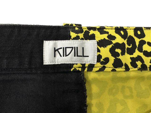 キディル KIDILL 20SS SEPARATE BONDAGE PANTS レオパード切替