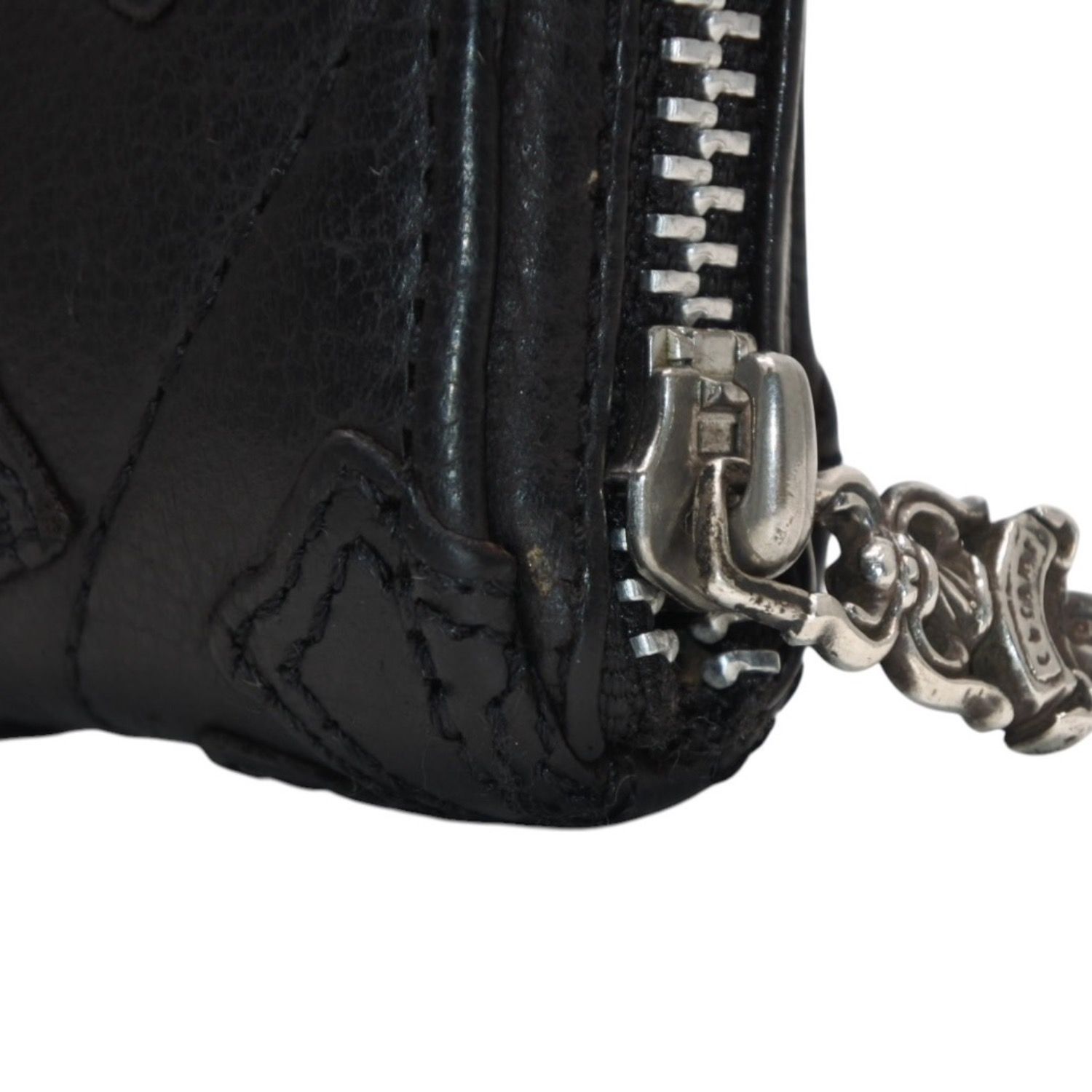 CHROME HEARTS 長財布 キルティングレザー ダガー CHROME HEARTS 長財布 キルティングレザー ダガー