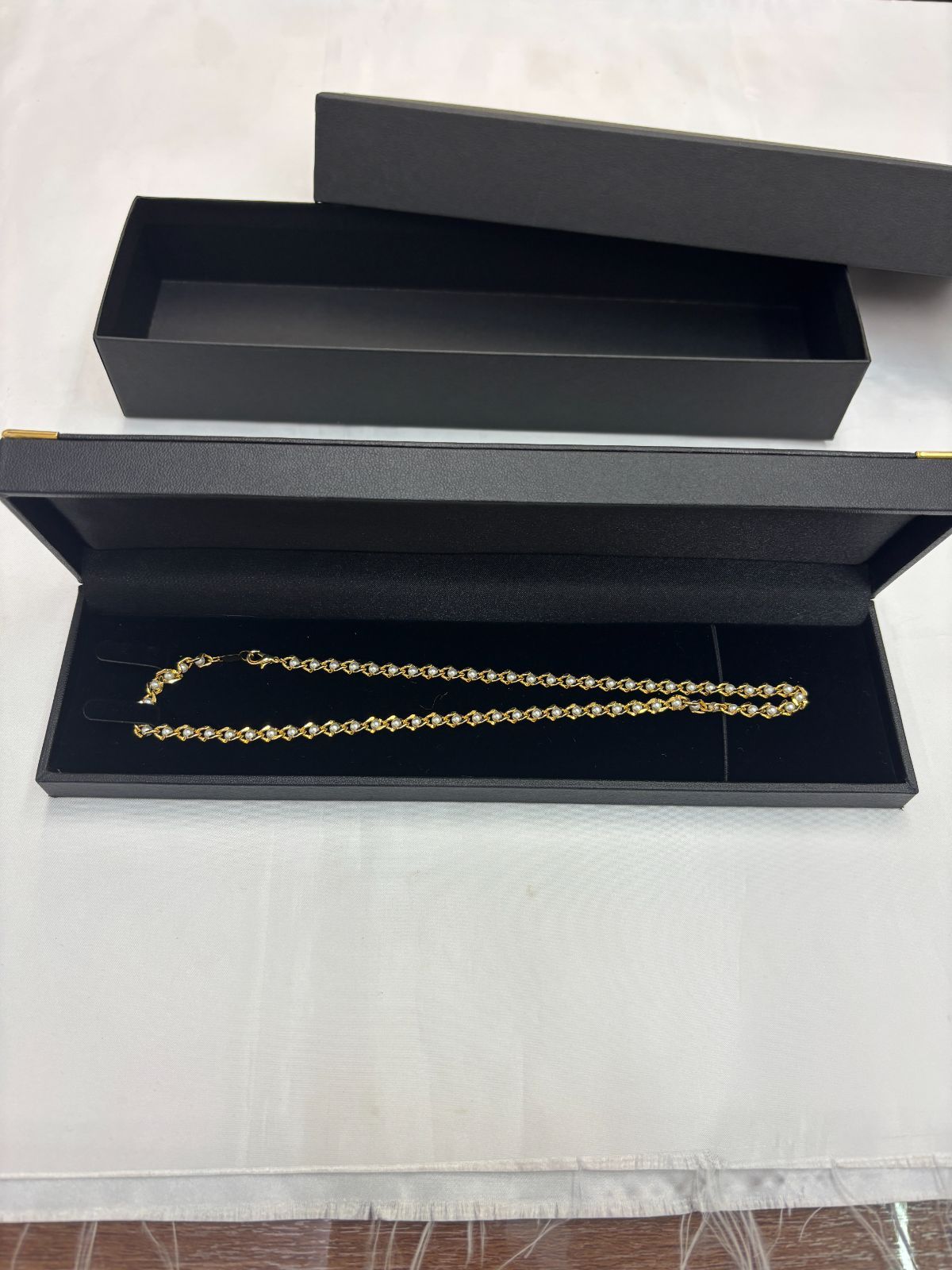 N 最終値下げ【アクセサリー】デザイン ゴールド チェーンネックレス 