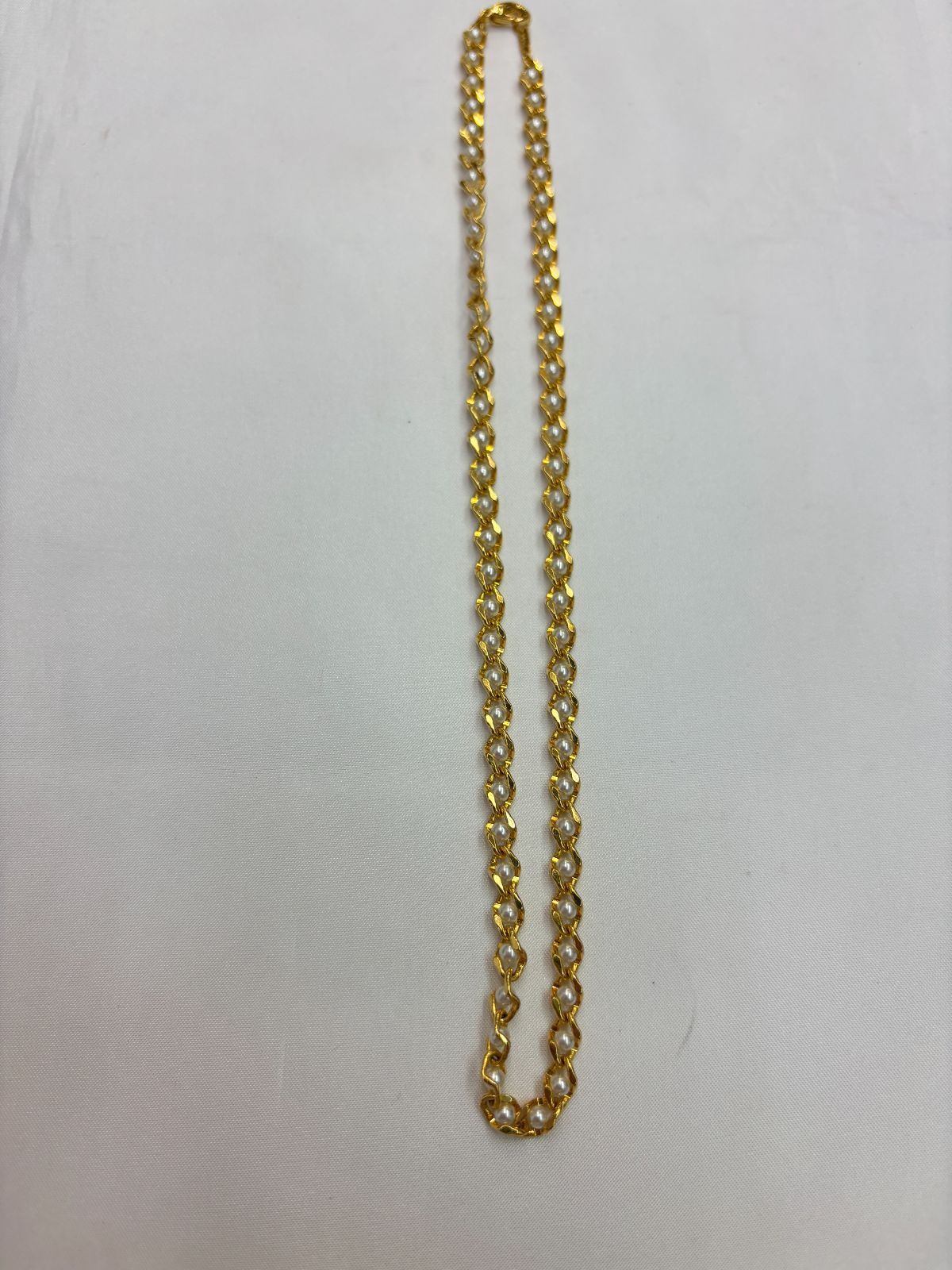 N 最終値下げ【アクセサリー】デザイン ゴールド チェーンネックレス 