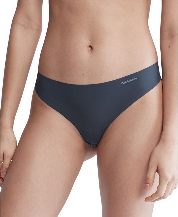 カルバンクライン レディース アンダーウェア パンツ Calvin Klein Womens Invisibles Thong Underwear D3428 Speakeasy