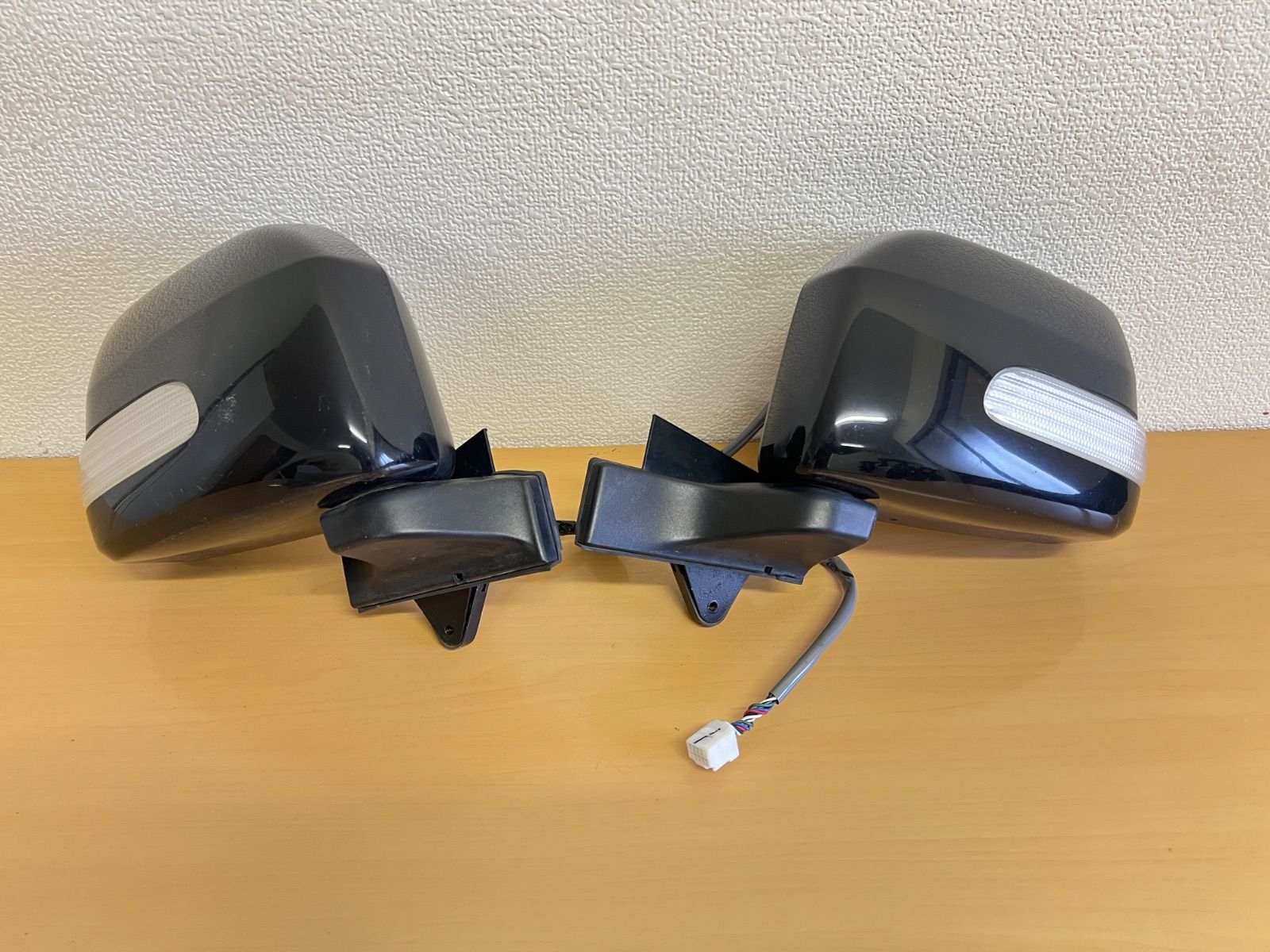 【ダイハツ】ムーヴ　L160S　ドアミラー左右　ブラック系