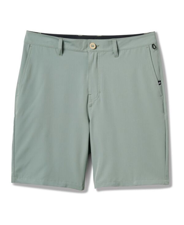 クイックシルバー メンズ 水着 ハーフパンツ・ショーツ Quiksilver Mens Union Amphibian Hybrid 20 Short Herb