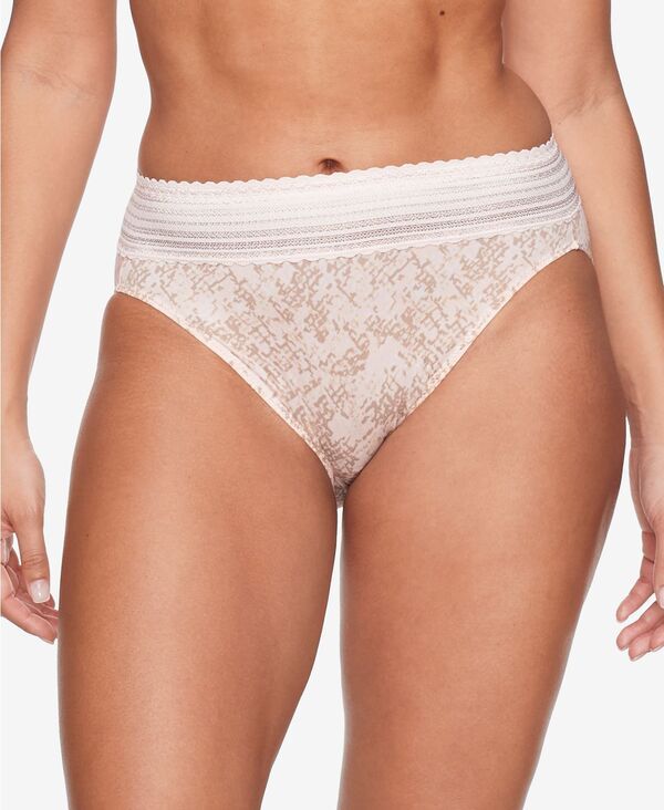 ワーナーズ レディース アンダーウェア パンツ レース Warners Warnersreg No Pinching No Problemsreg DigFree Comfort Waist with Lace Microfiber HiCut 5109 Ro