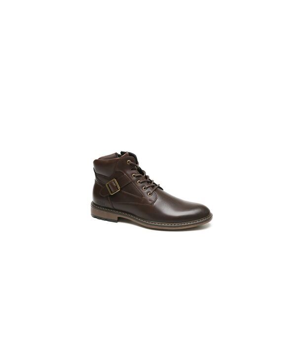 ゲス メンズ シューズ ブーツ・レインブーツ レース GUESS Mensavil Classic Lace Up Low Shaft Boots Dark Brown ブラウン