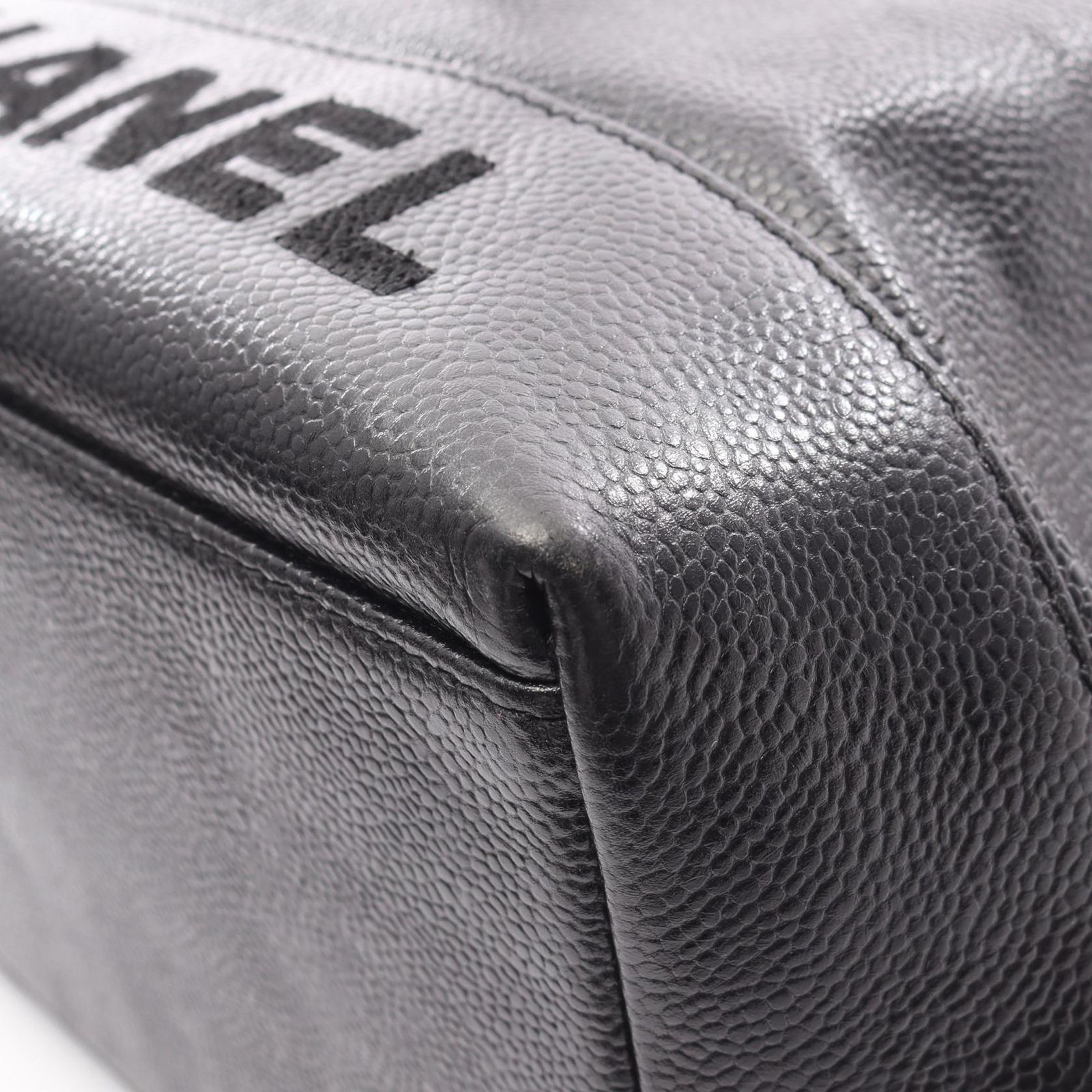 シャネル CHANEL ショルダーバッグ バケットバッグ ブラック カーフ 