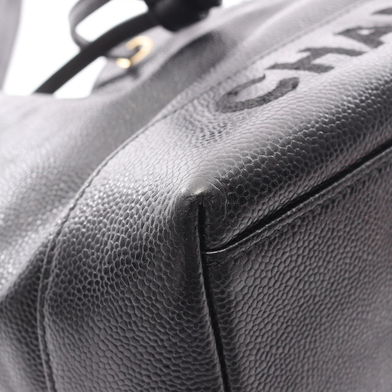 シャネル CHANEL ショルダーバッグ バケットバッグ ブラック カーフ 