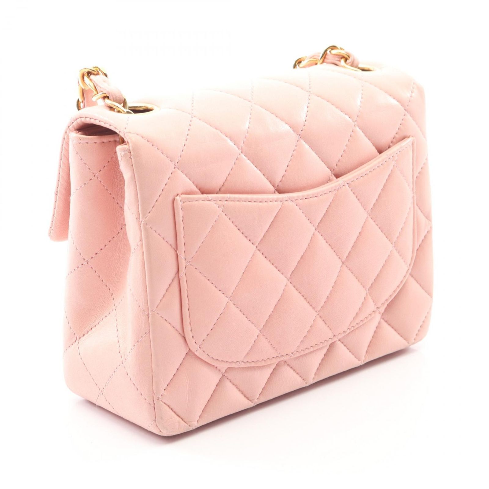 シャネル CHANEL マトラッセ スモール ショルダーバッグ バッグ ラムスキン（羊革） レディース ピンク系 【中古】 CHANEL - シャネル CHANEL マトラッセ ココマーク ショルダーバッグ