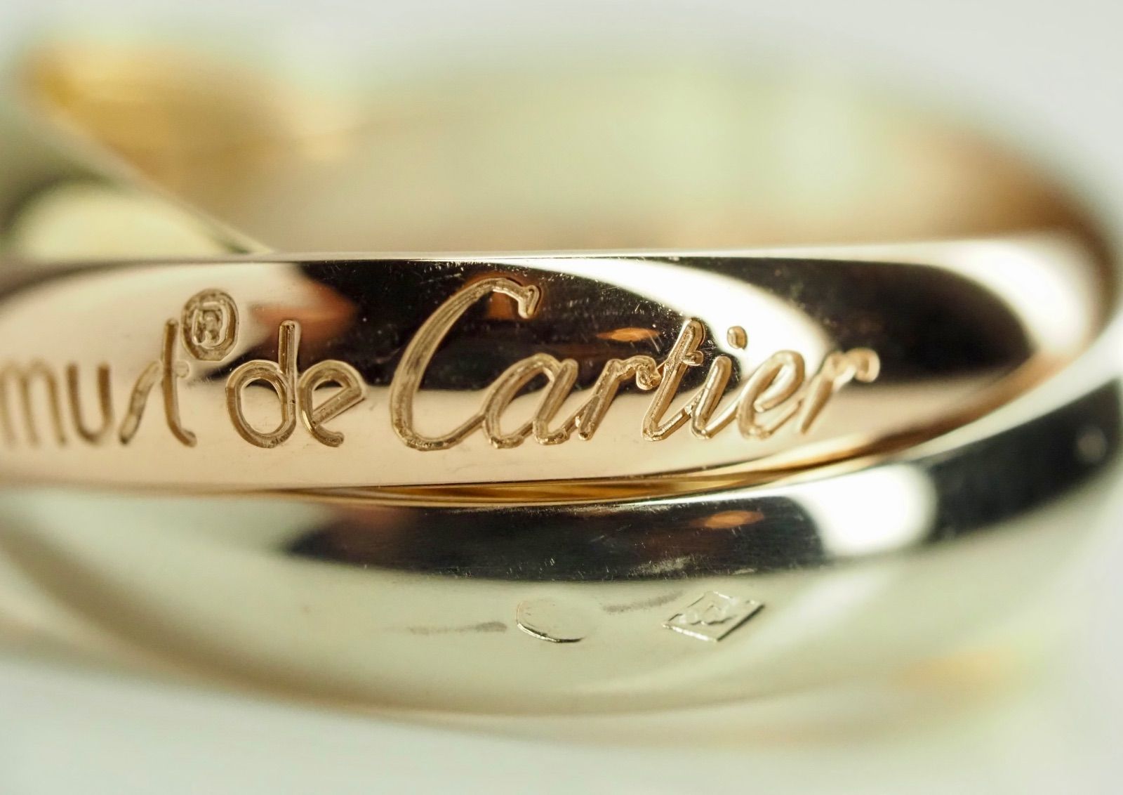 Cartier カルティエ トリニティリング 750 50号 シリアルナンバー有