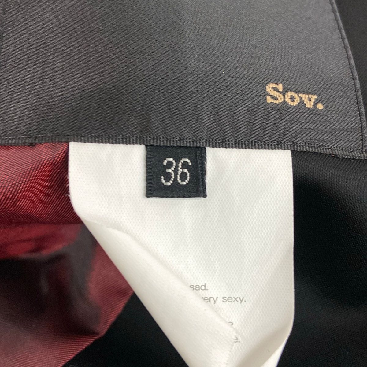 SOV.(ソブ ダブルスタンダード) ジャケット サイズ36 S レディース美品 