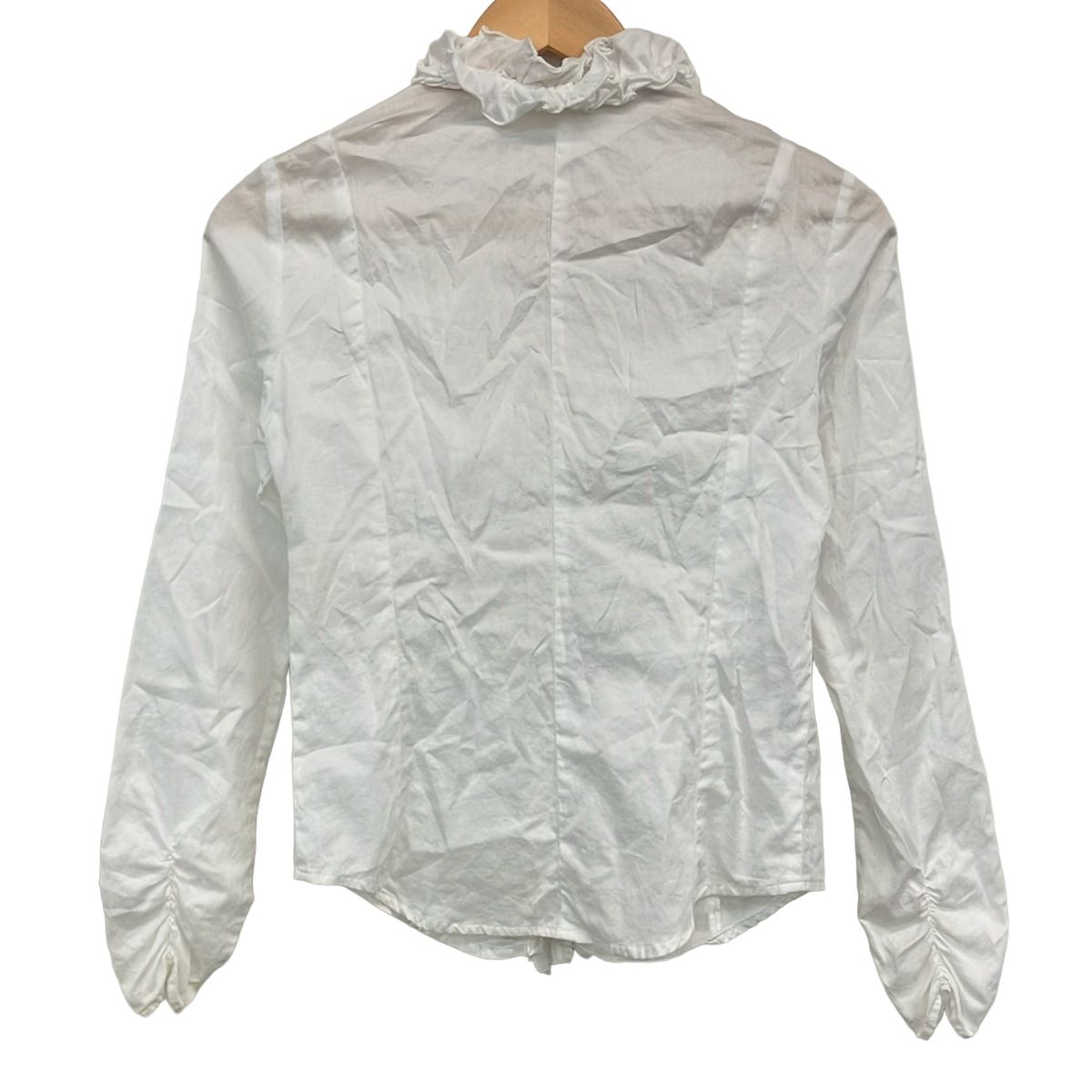 【美品】タフタフリルオーバーシャツ GRACE CONTINENTAL 36 タフタギャザーシャツ / GRACE CONTINENTAL | GRACE CONTINENTAL