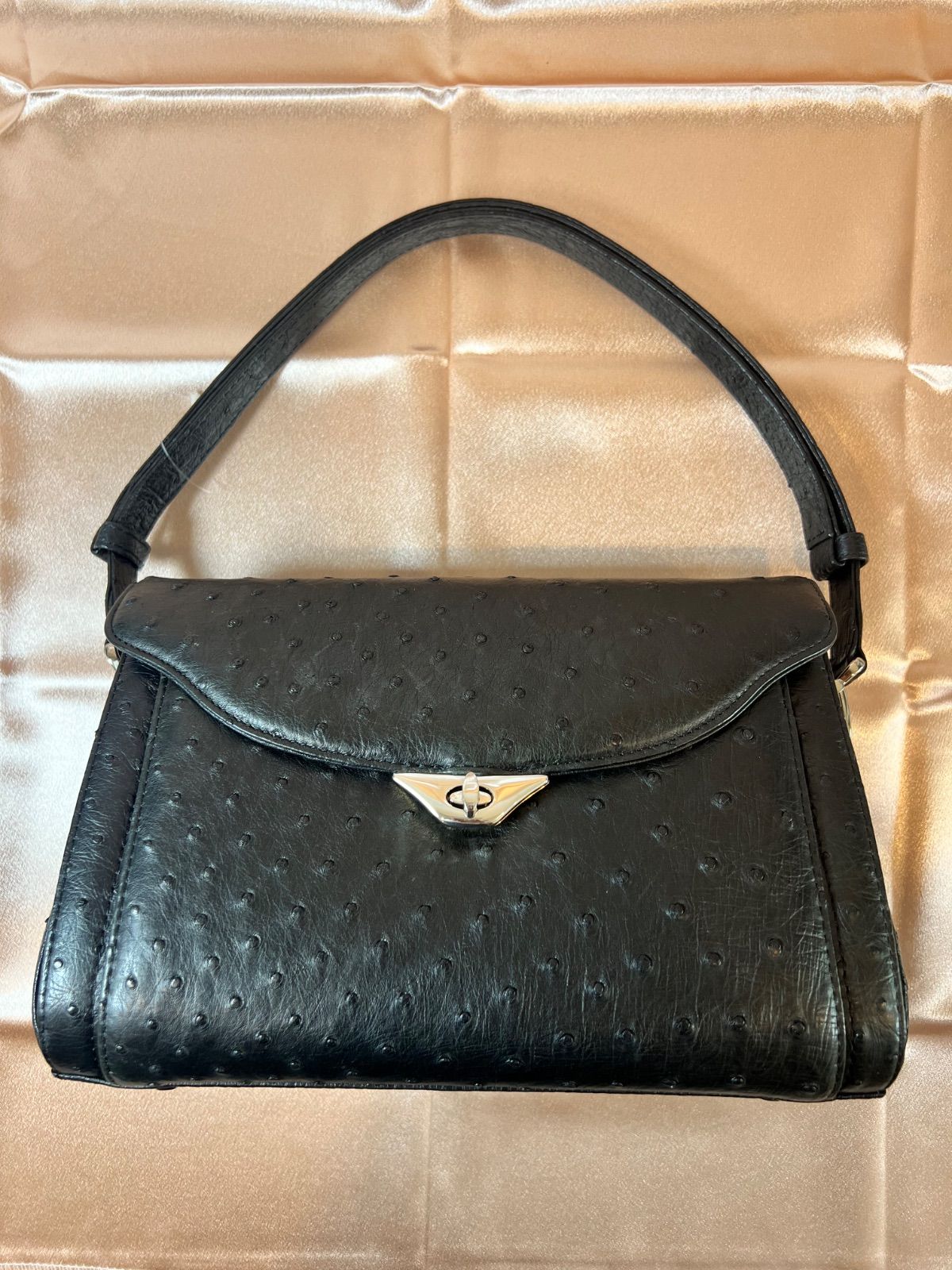 美品 JRA認定】オーストリッチ ショルダーバッグ 2way 肩掛け リアル