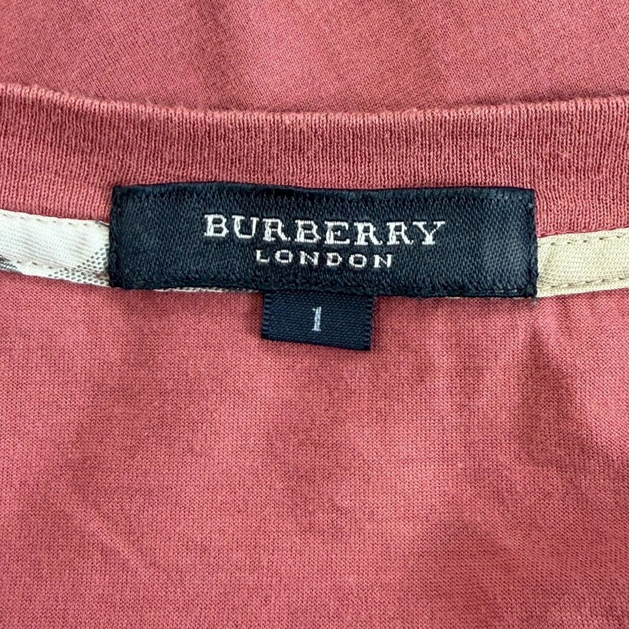 日本製 BURBERRY LONDON バーバリーロンドン 半袖 Tシャツ カットソー 