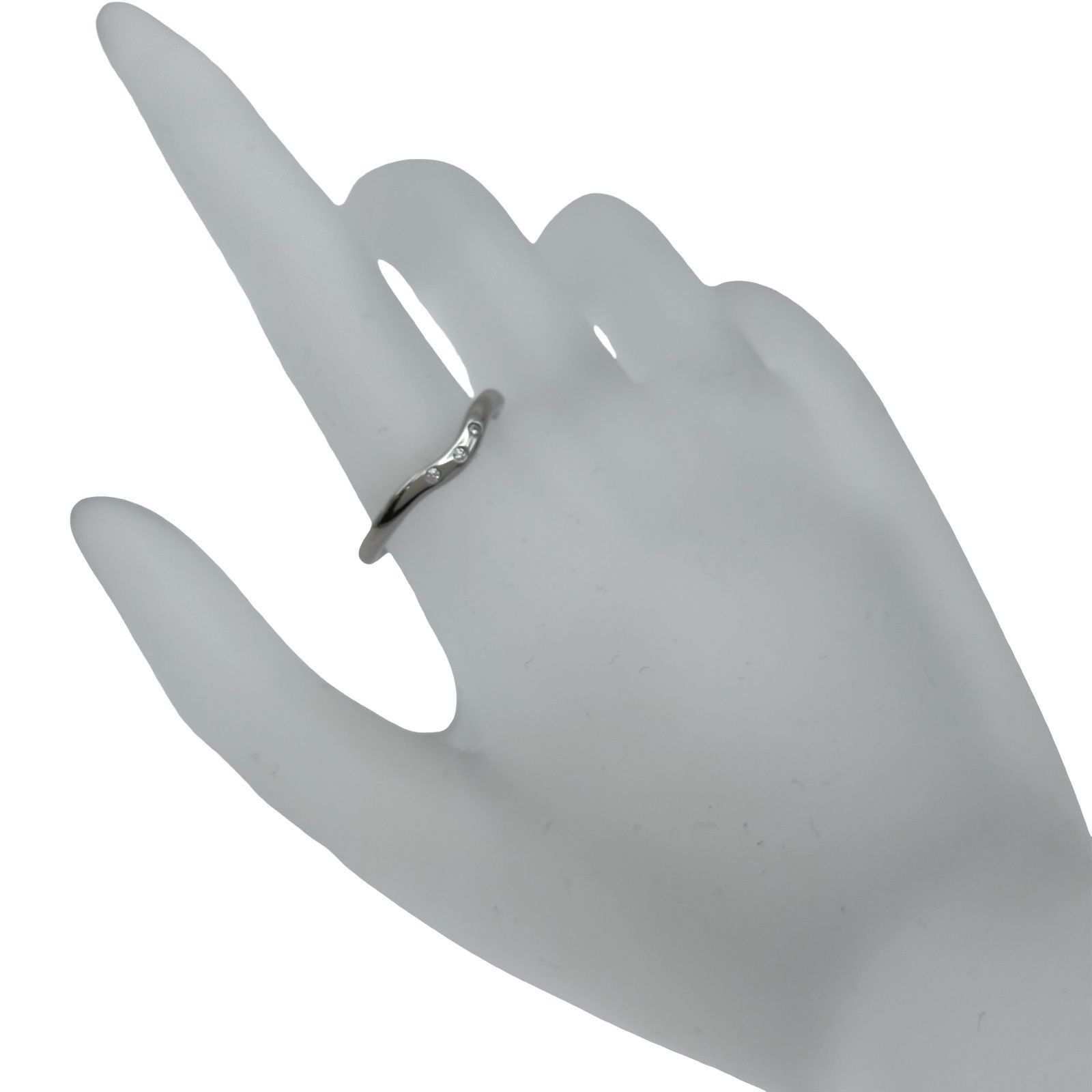 ティファニー TIFFANY＆CO カーブドリング プラチナ Pt950