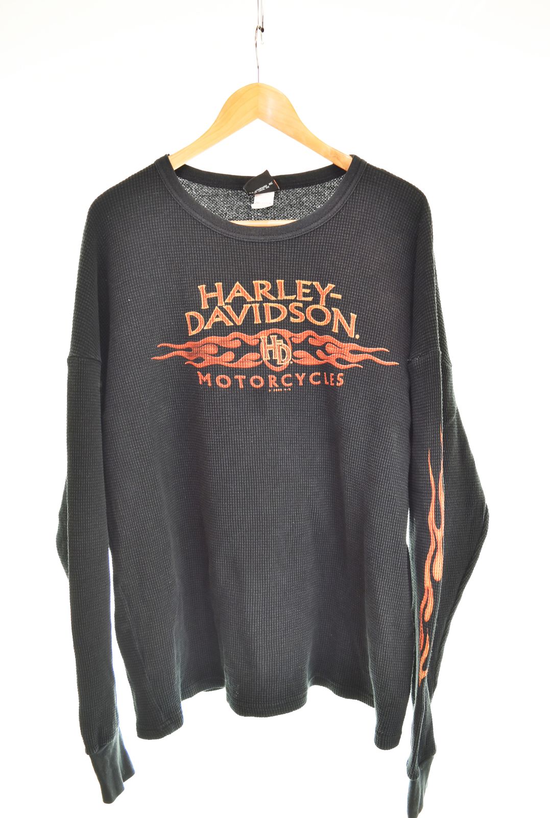 ハーレーダビッドソン Harley Davidson Y2k Long Sleeve Thermal Flame